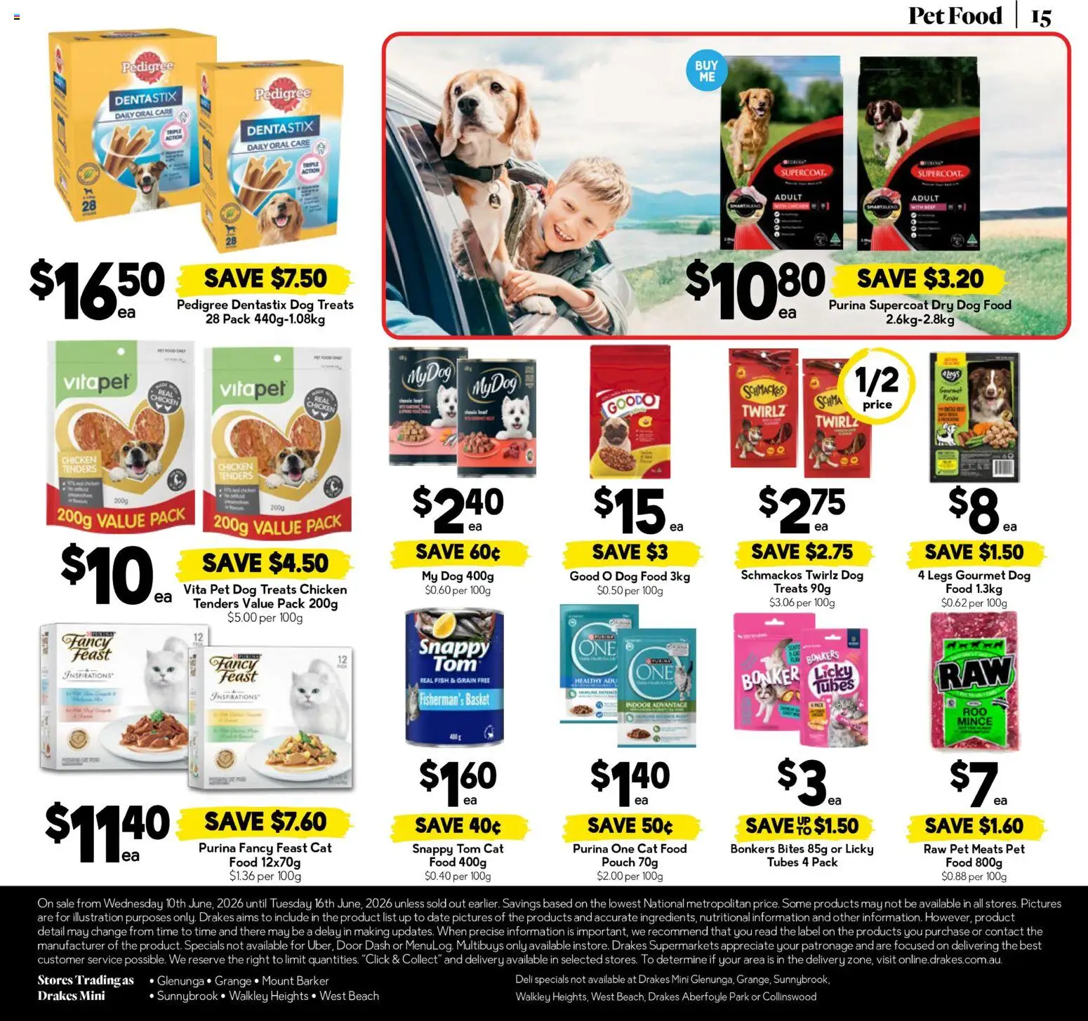 Drakes catalogue - valid from 10.06.2026 | Page: 2 | Products: Door, Chicken, Dog food, Date