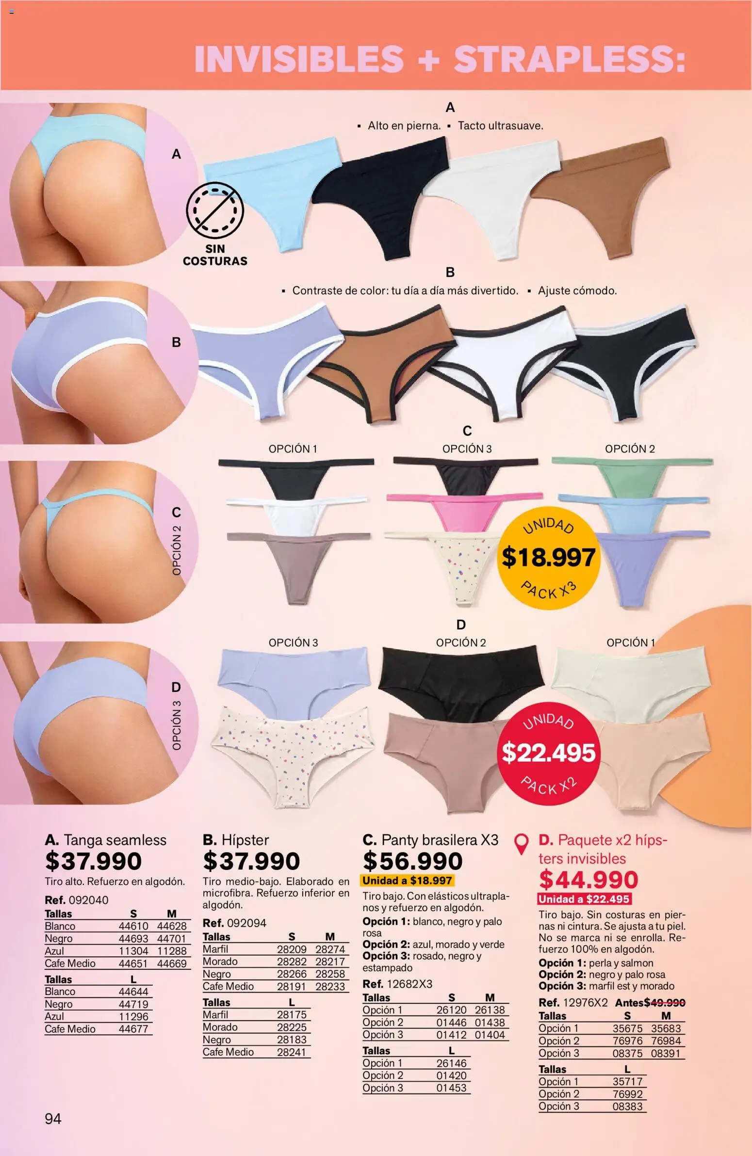 Leonisa revista - valida desde el 24/08/2026 | Página: 94 | Productos: Salmón, Café