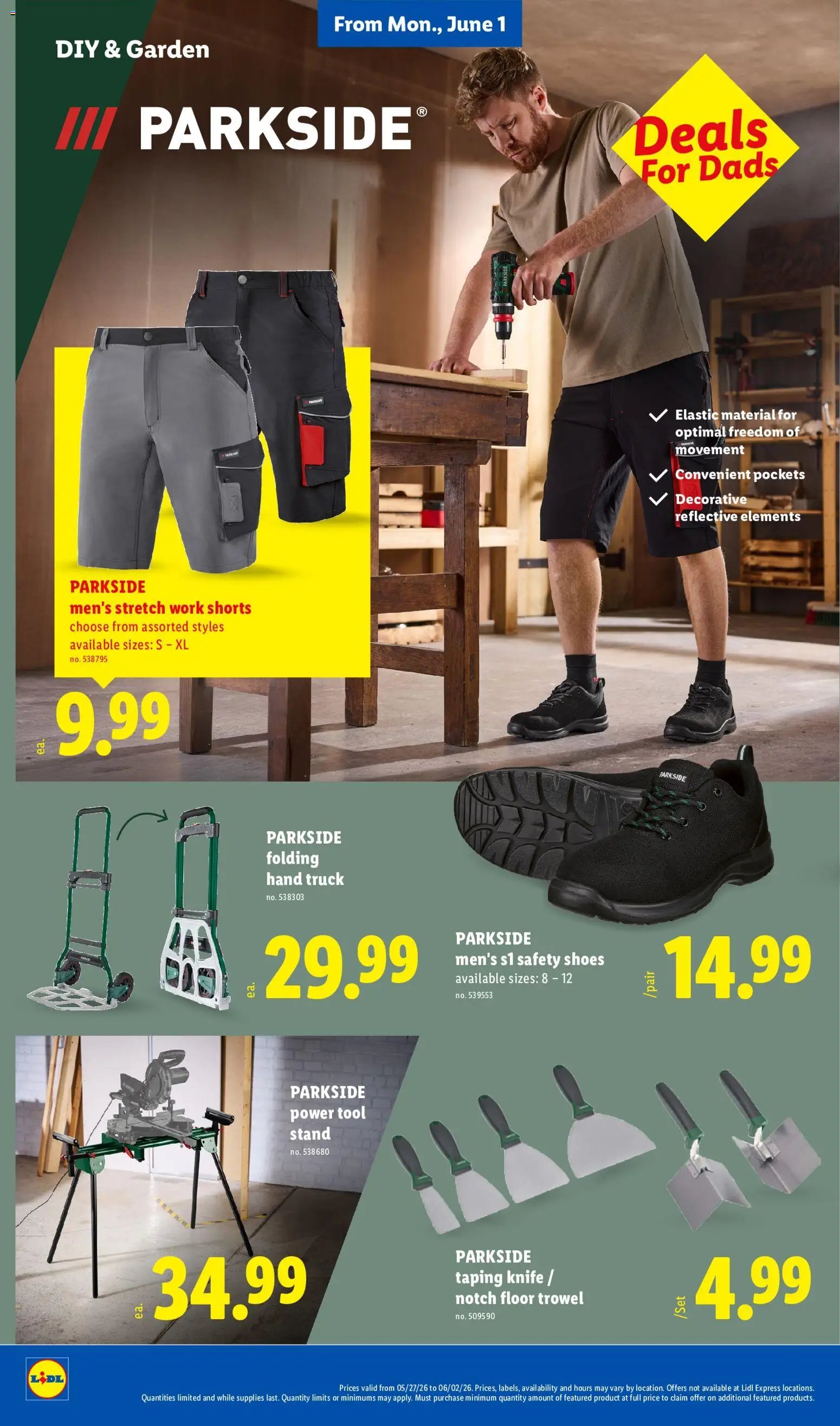Lidl Weekly Ad - valid from 27.05.2026 | Page: 36 | Products: Shorts