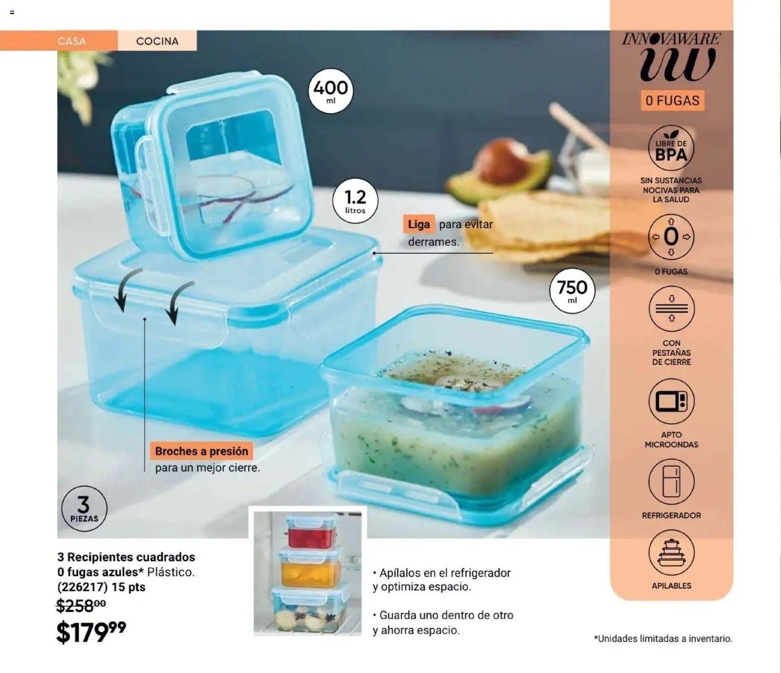 Nuevas ofertas de AVON válidas en toda la República Mexicana desde el 31/07/2026. ¡Encuentra las mejores ofertas en AVON Casa & Estilo 12 2026! | Página: 18 | Productos: Refrigerador, Microondas, Cocina, Liga