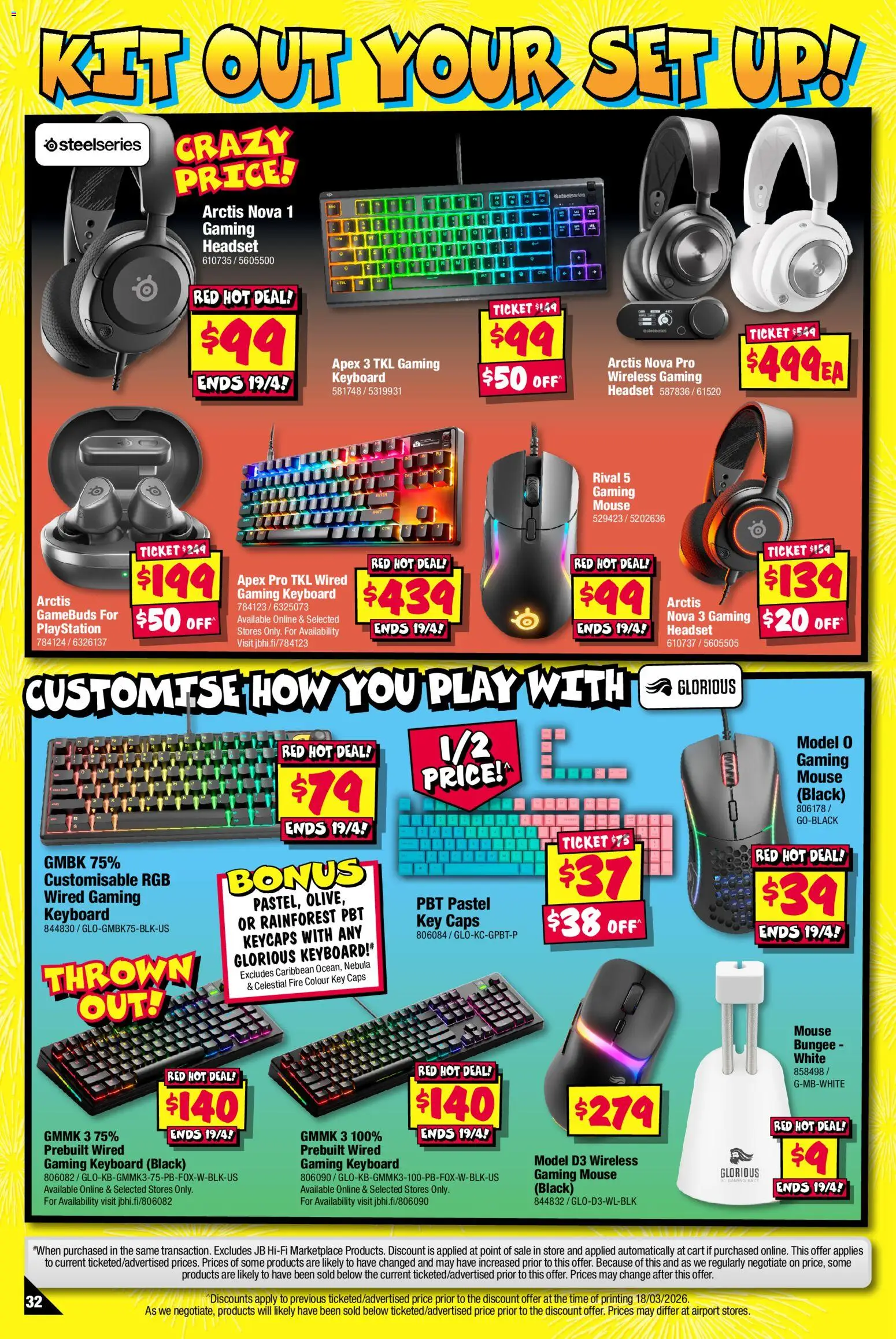 JB Hi-Fi catalogue - valid from 30/03/2026 | Page: 32 | Products: Pc, Mouse, Keyboard, Playstation