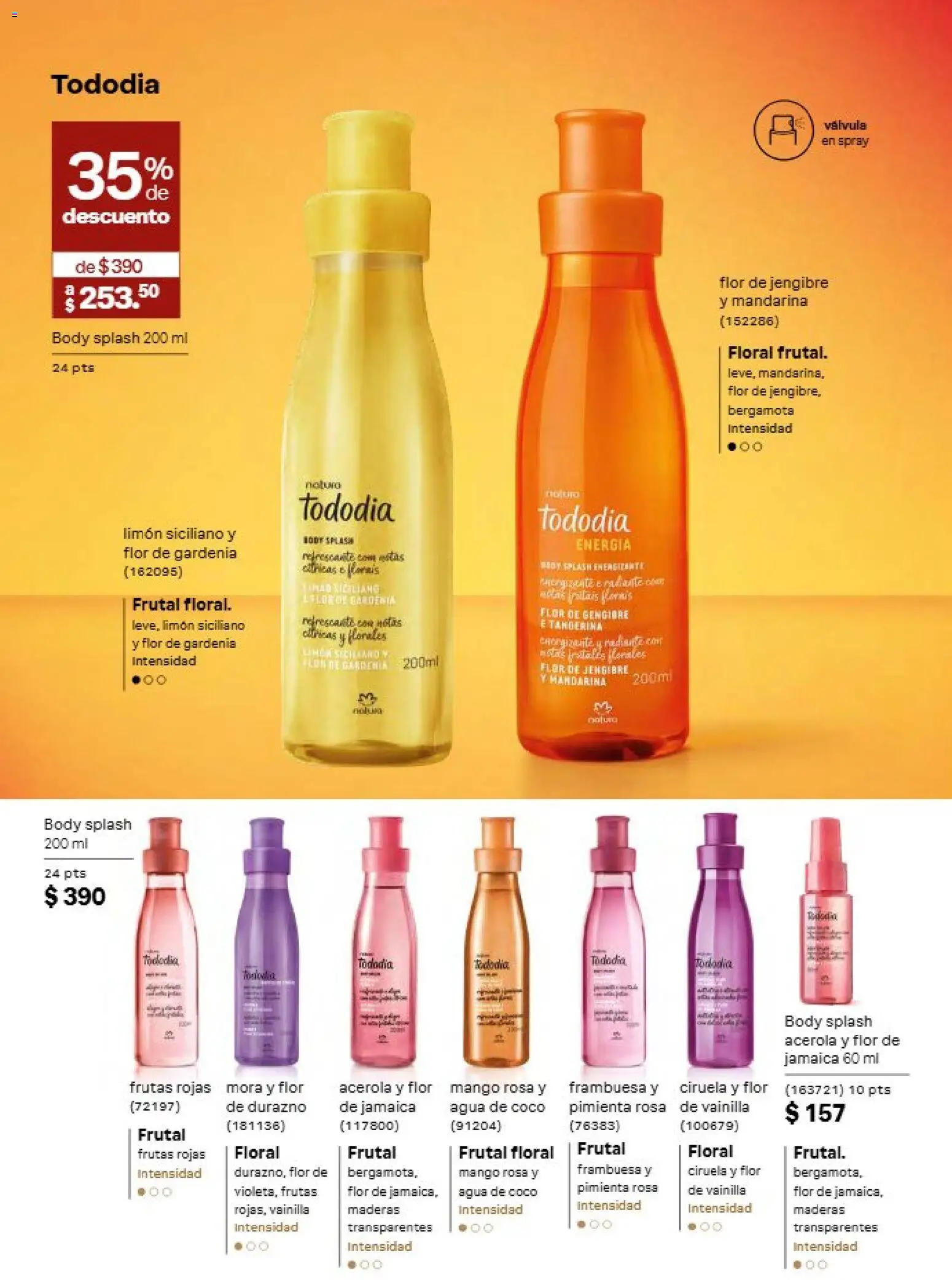 Nuevas ofertas de Natura válidas en toda la República Mexicana desde el 21/08/2026. ¡Encuentra las mejores ofertas en Natura campaña 13 2026! | Página: 40 | Productos: Limón, Mango, Vainilla, Body