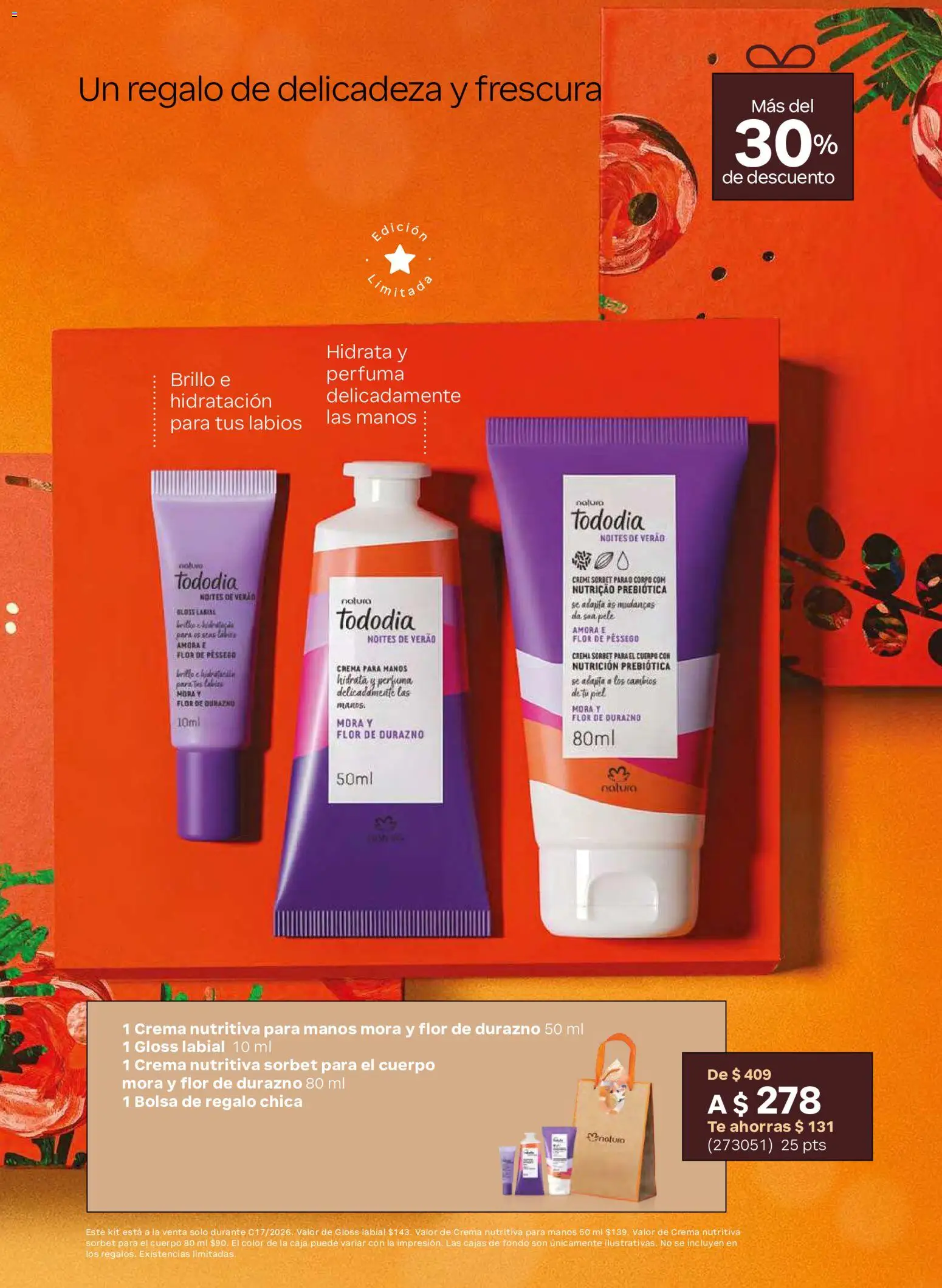 Nuevas ofertas de Natura válidas en toda la República Mexicana desde el 07/11/2026. ¡Encuentra las mejores ofertas en Natura campaña 17 2026! | Página: 39