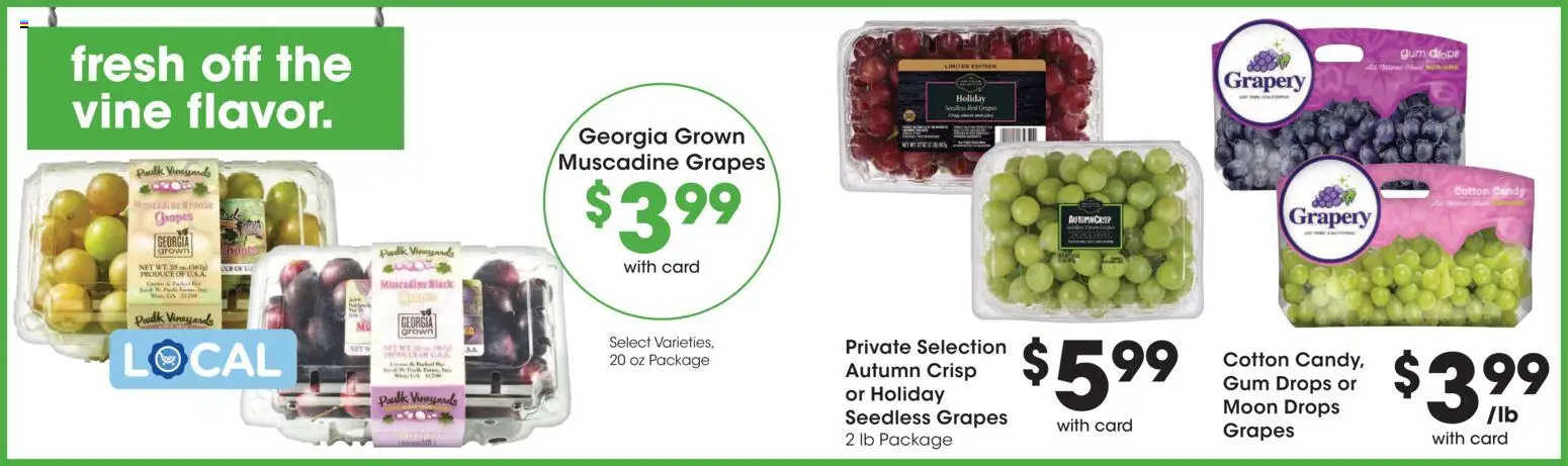 Kroger Weekly Ad - valid from 09/09/2026 | Page: 11 | Products: Candy, Grapes, Seedless grapes