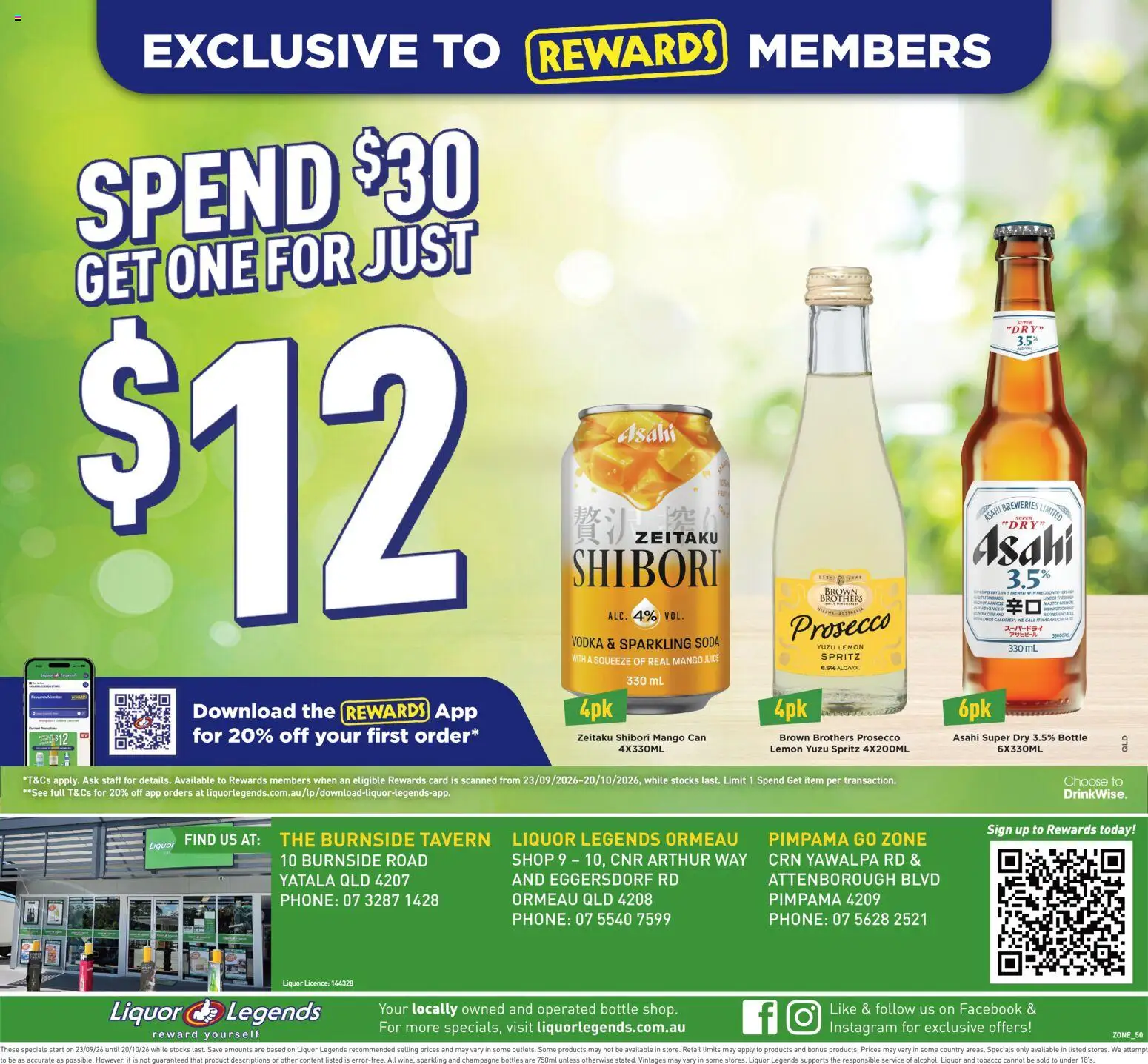 Liquor Legends catalogue - valid from 23/09/2026 | Page: 8 | Products: Juice, Vodka, Lemon, Phone