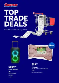 Preview of Costco catalogue Top Trade Deals - valid from 24/08/2026