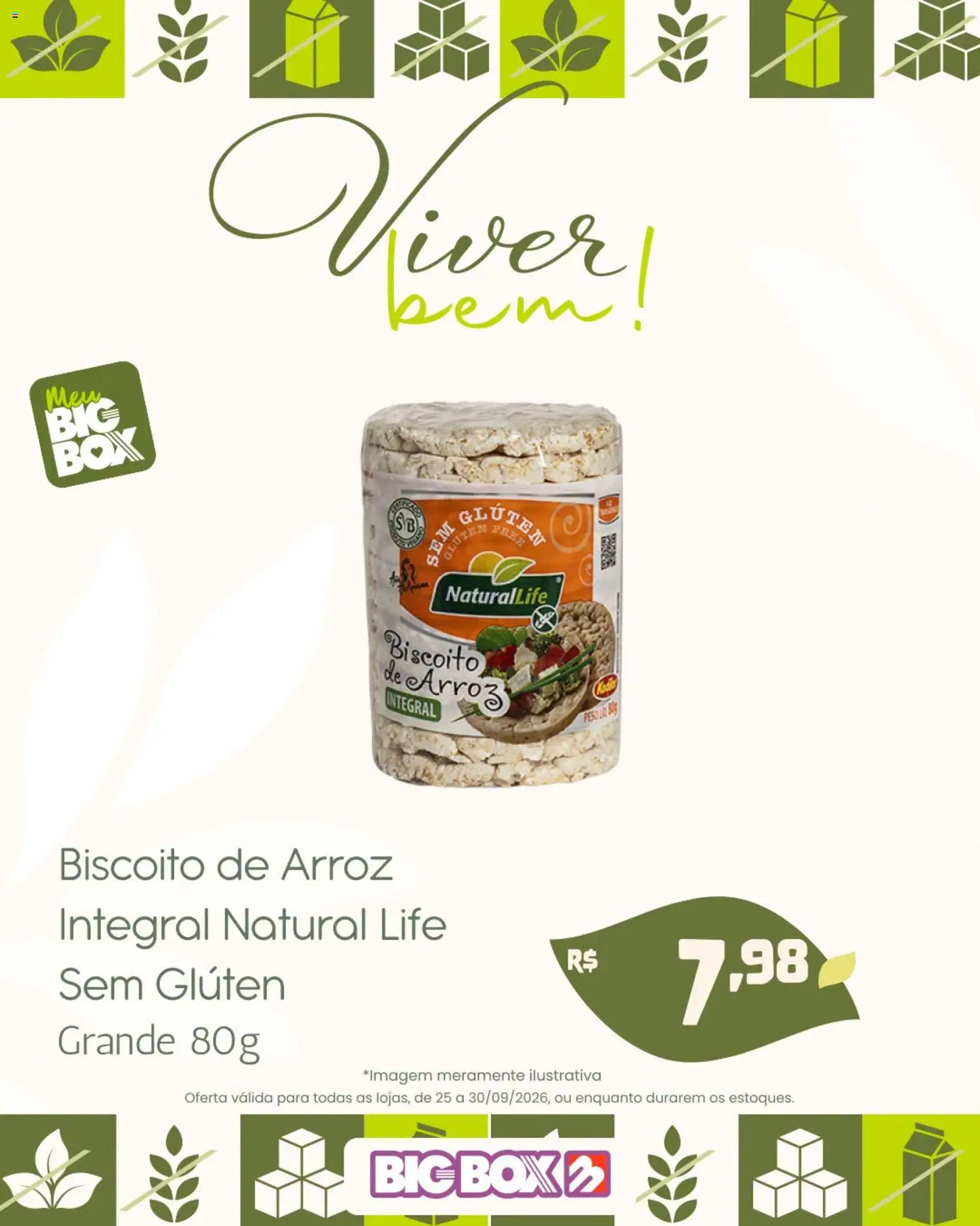 Big Box Folheto - válido de 25/09/2026 | Página: 3 | Produtos: Arroz integral, Biscoito, Arroz