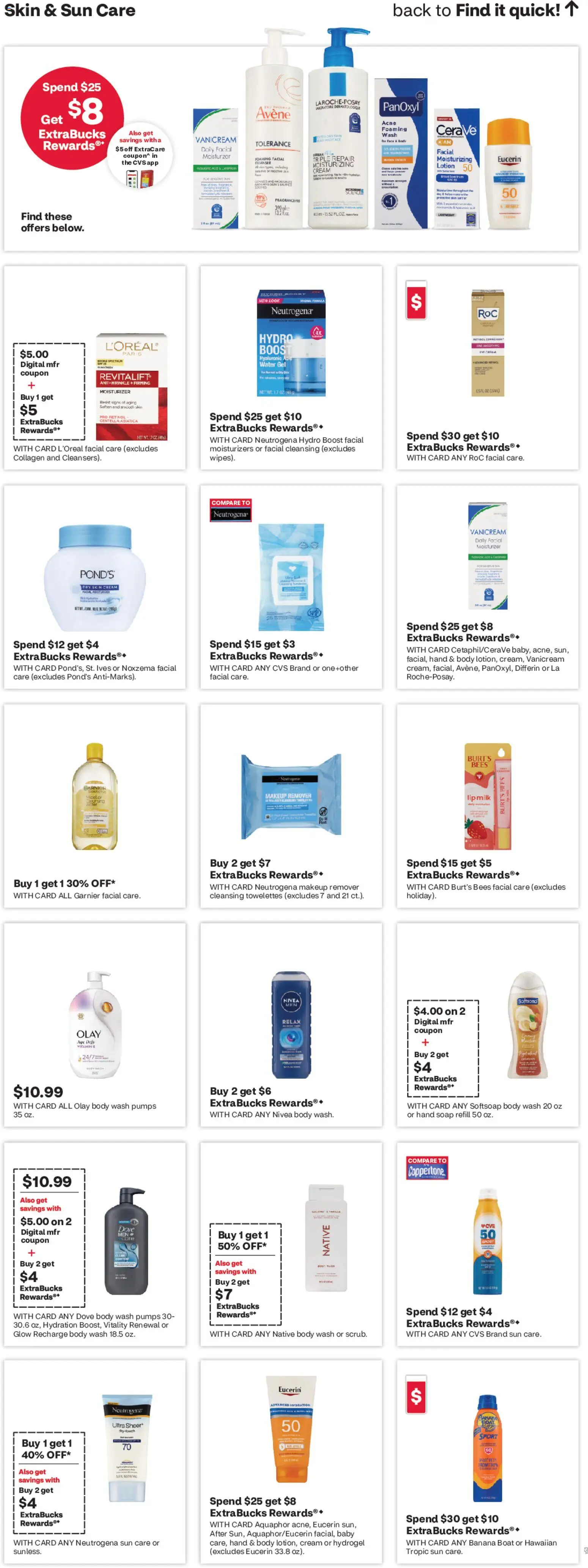 CVS Pharmacy Weekly Ad - CO - valid from 07.06.2026 | Page: 13 | Products: Makeup Remover, Milk, Soap, Body Wash