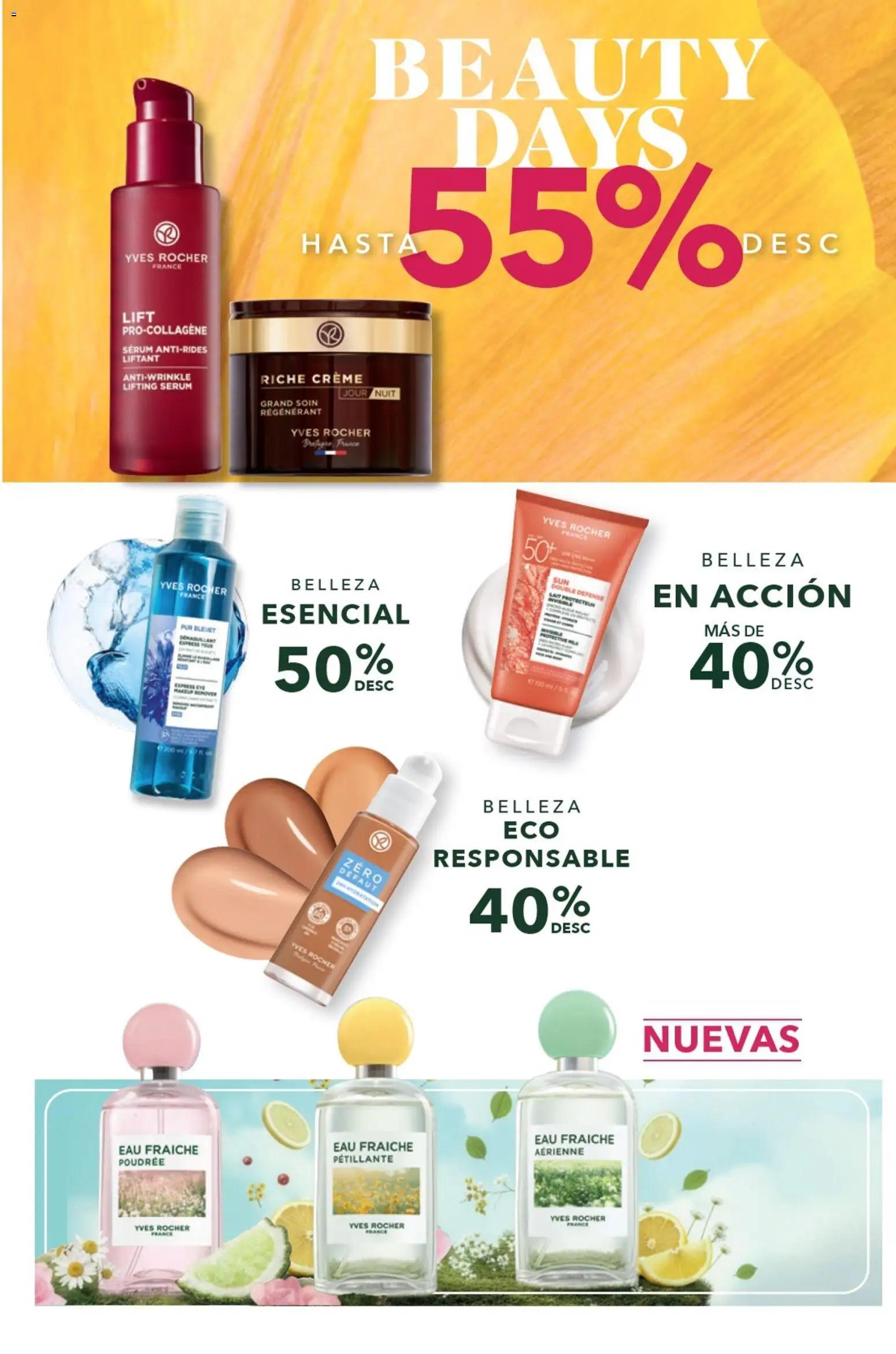 Nuevas ofertas de Yves Rocher válidas en toda la República Mexicana desde el 23.06.2026. ¡Encuentra las mejores ofertas en Yves Rocher campaña 9 2026! | Página: 3