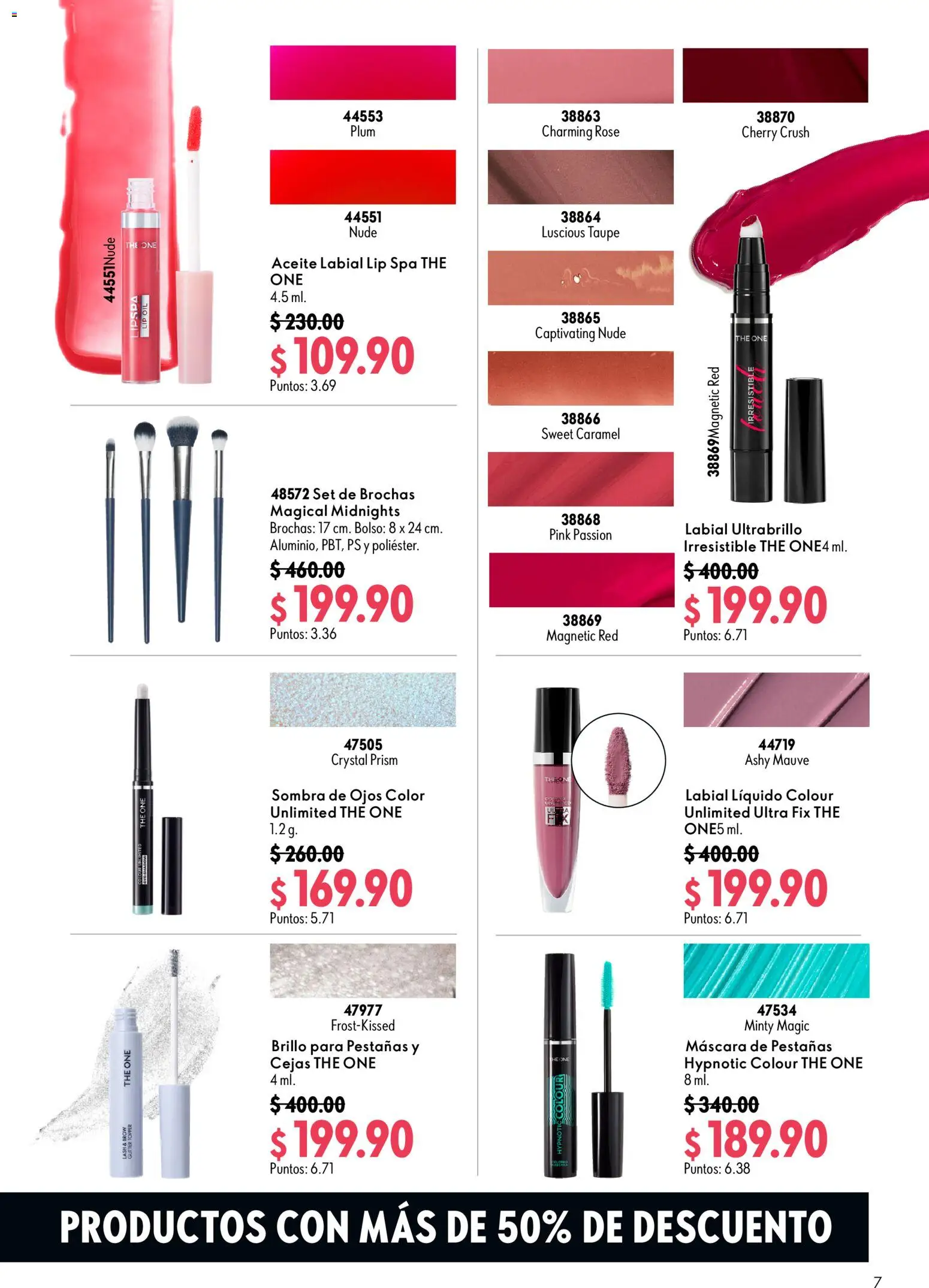 Nuevas ofertas de Oriflame válidas en toda la República Mexicana desde el 18/07/2026. ¡Encuentra las mejores ofertas en Oriflame catálogo Venta Especial! | Página: 7 | Productos: Máscara, Bolso, Máscara de pestañas, Aceite