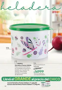 Vista previa Tupperware Folleto válido desde el 28.04.2026 | Página: 45 | Productos: Heladera