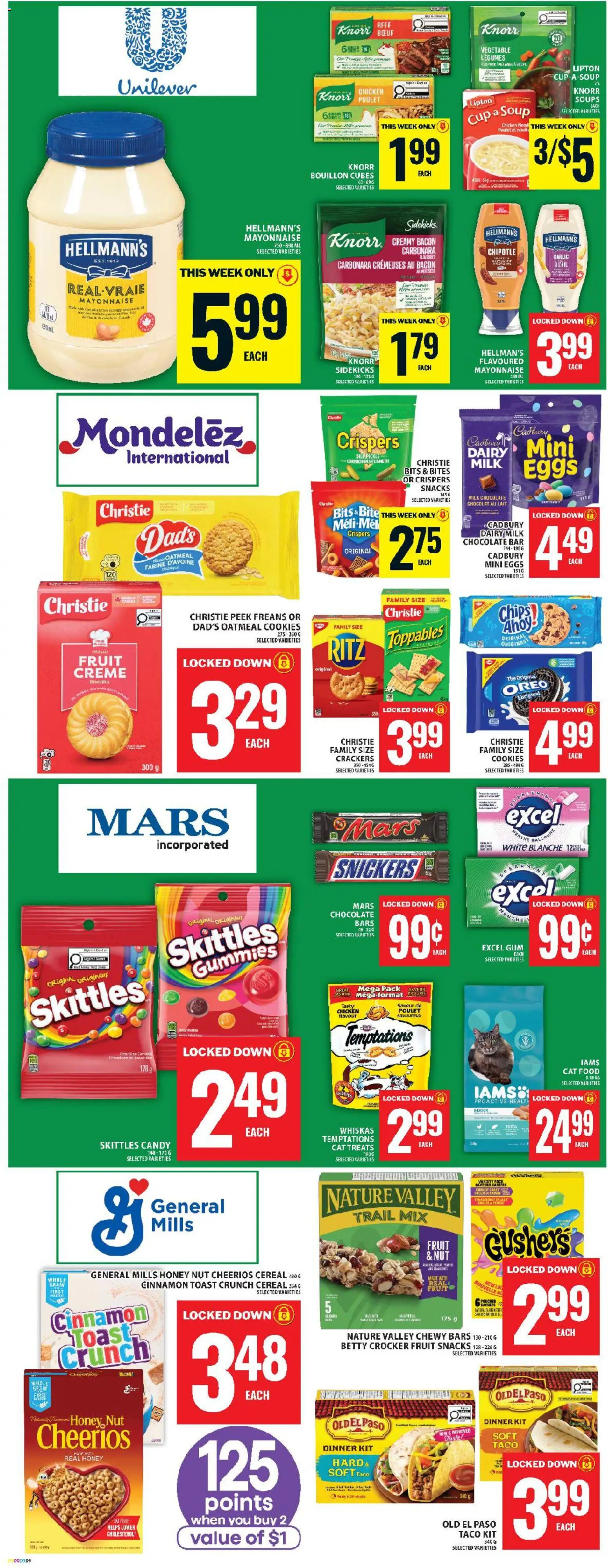Food Basics flyer valid from 16.04.2026 | Page: 11 | Products: Cookies, Eggs, Chocolate, Chicken
