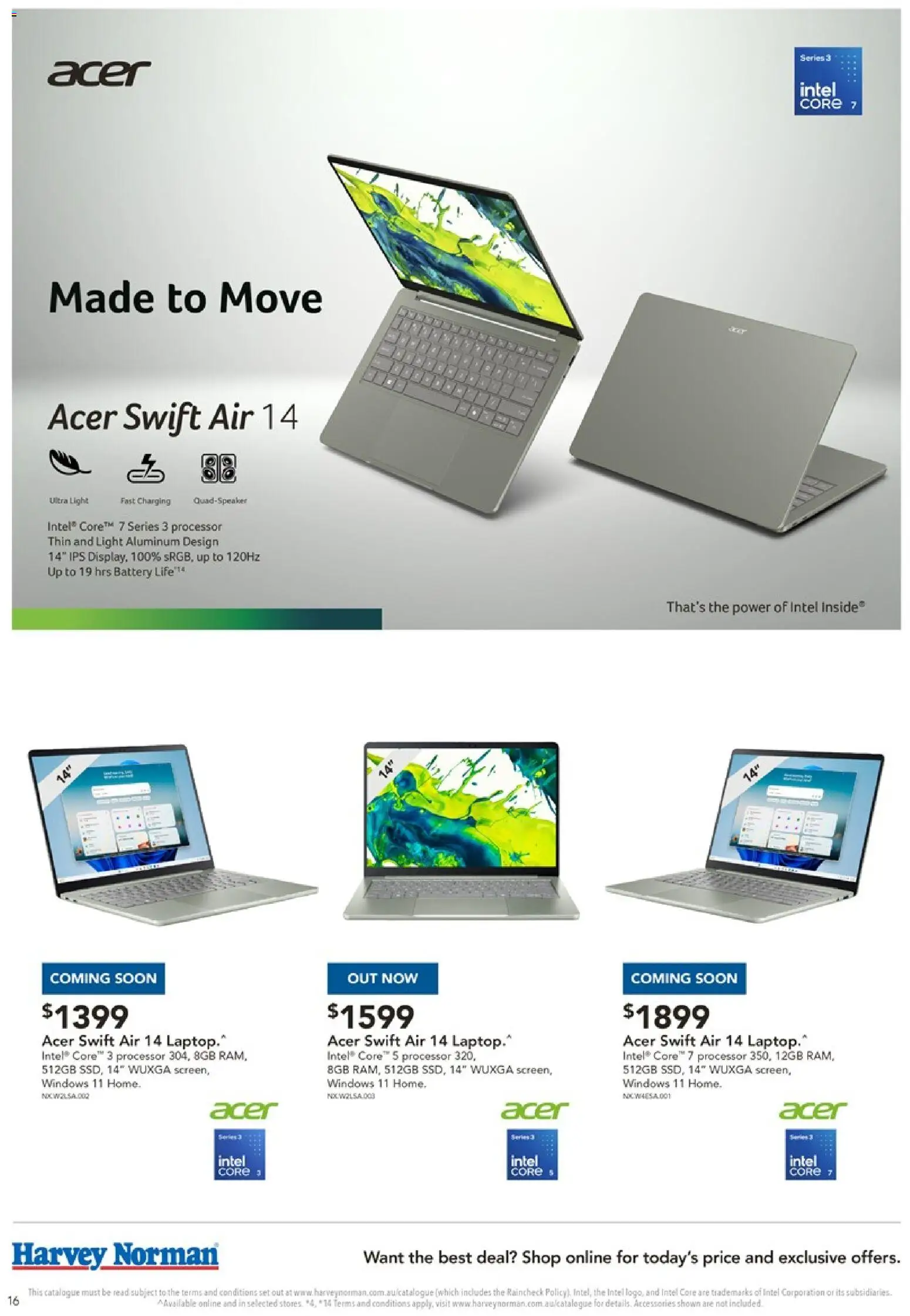Harvey Norman catalogue - valid from 18/08/2026 | Page: 16 | Products: Battery, Light, Accessories, Laptop