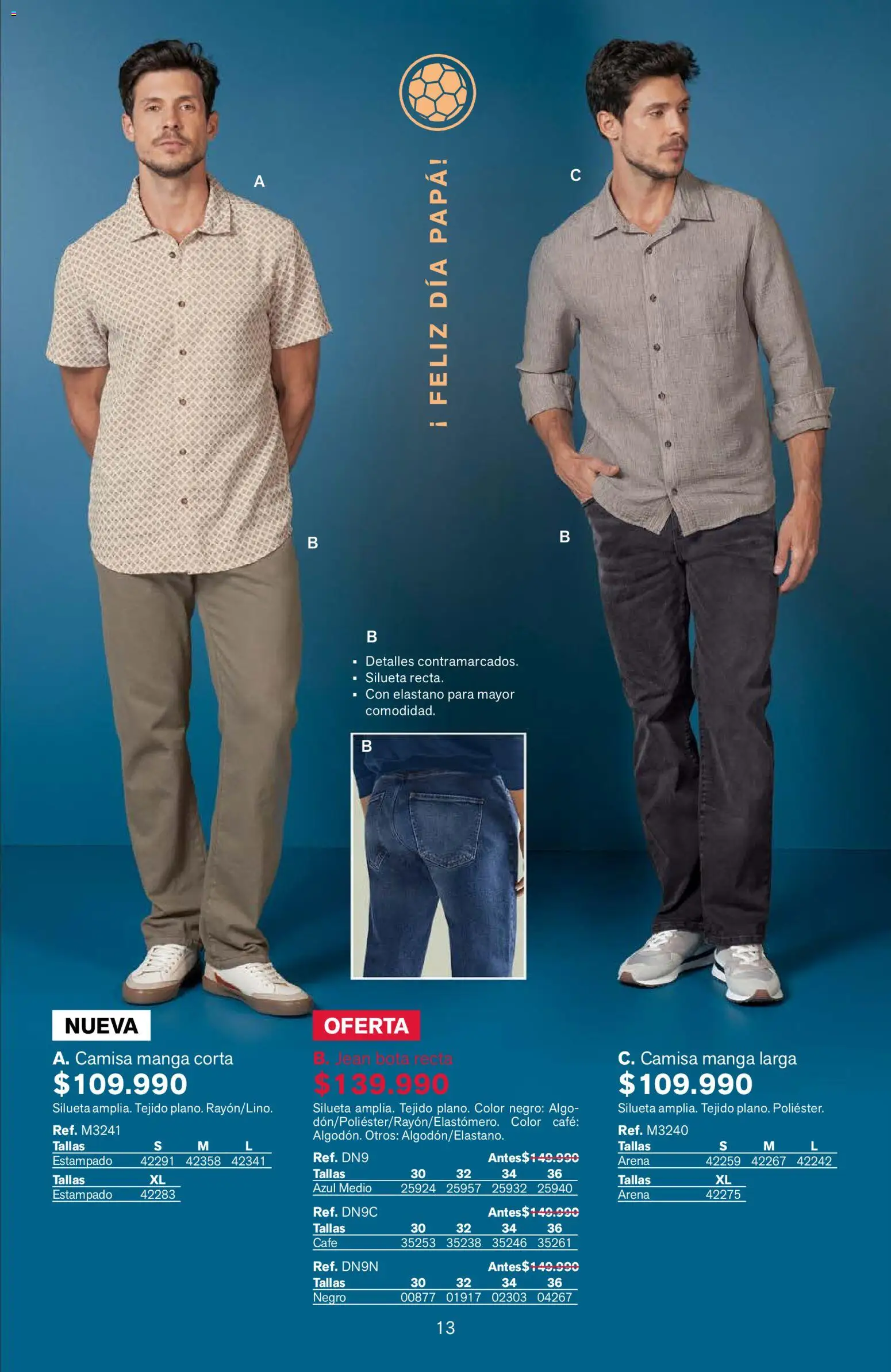 Leonisa revista - valida desde el 04.06.2026 | Página: 13 | Productos: Jean, Camisa, Papa, Café