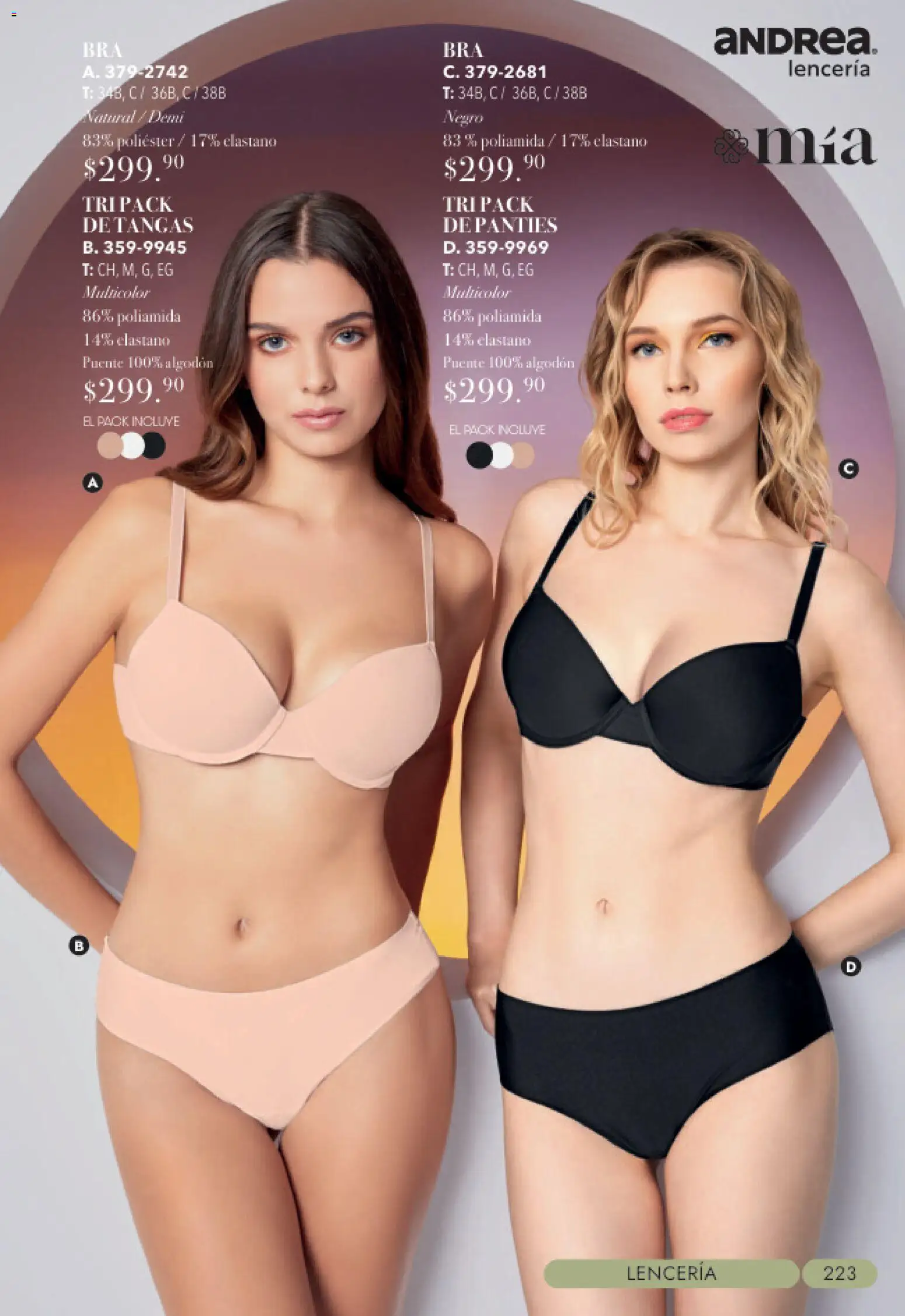 Nuevas ofertas de Andrea válidas en toda la República Mexicana desde el 23/08/2026. ¡Encuentra las mejores ofertas en Andrea catálogo Tropical! | Página: 223