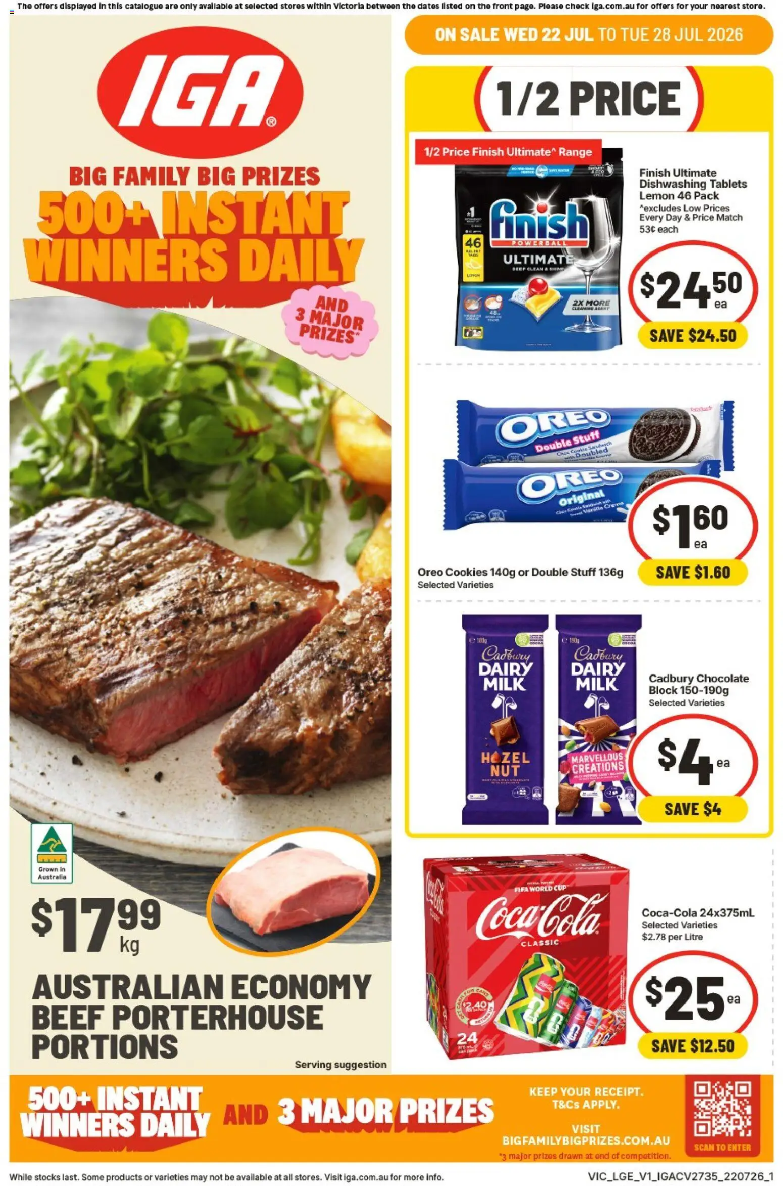 ﻿IGA catalogue from 22/07/2026 > Big discounts catalogue cover