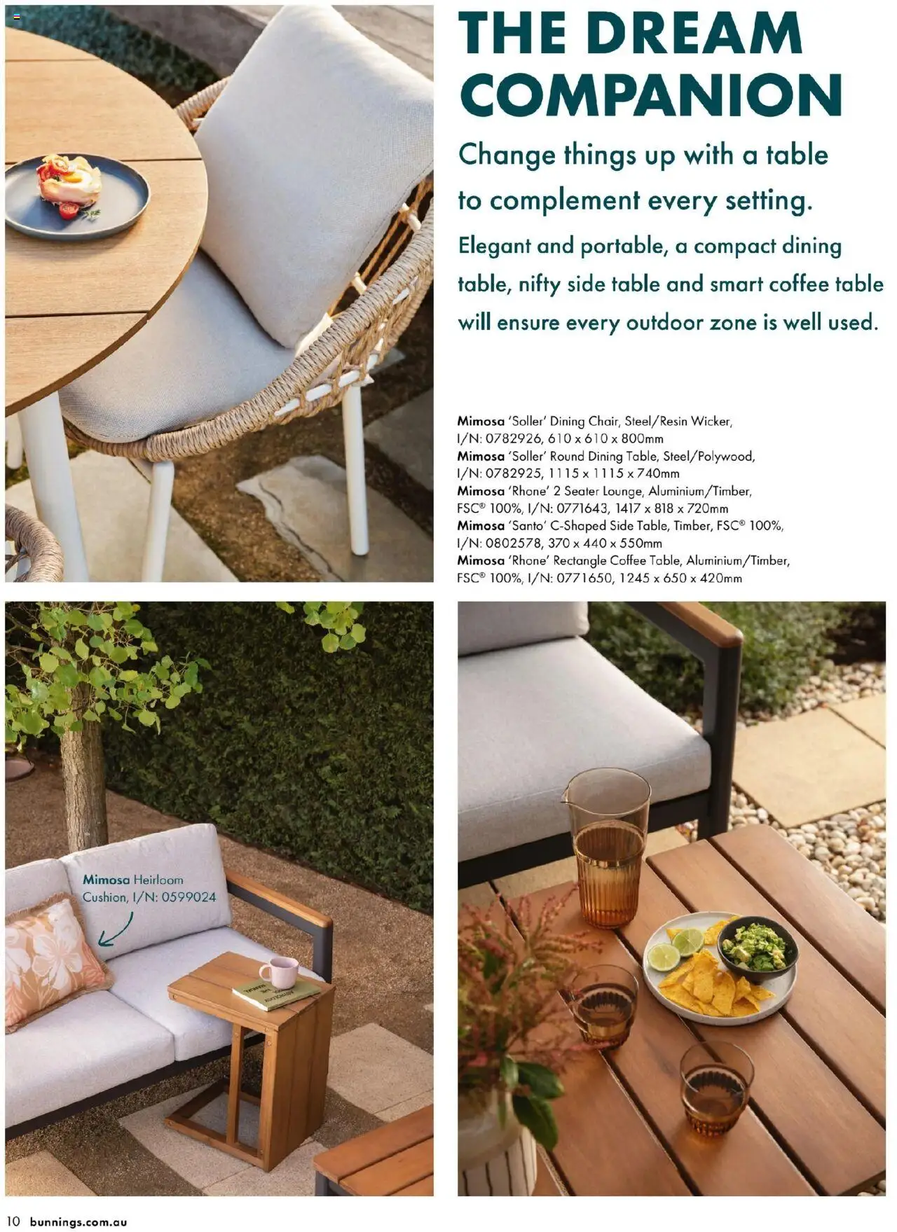 Bunnings Warehouse catalogue - valid from 25/08/2025 | Page: 10 | Products: Coffee table, Table, Coffee