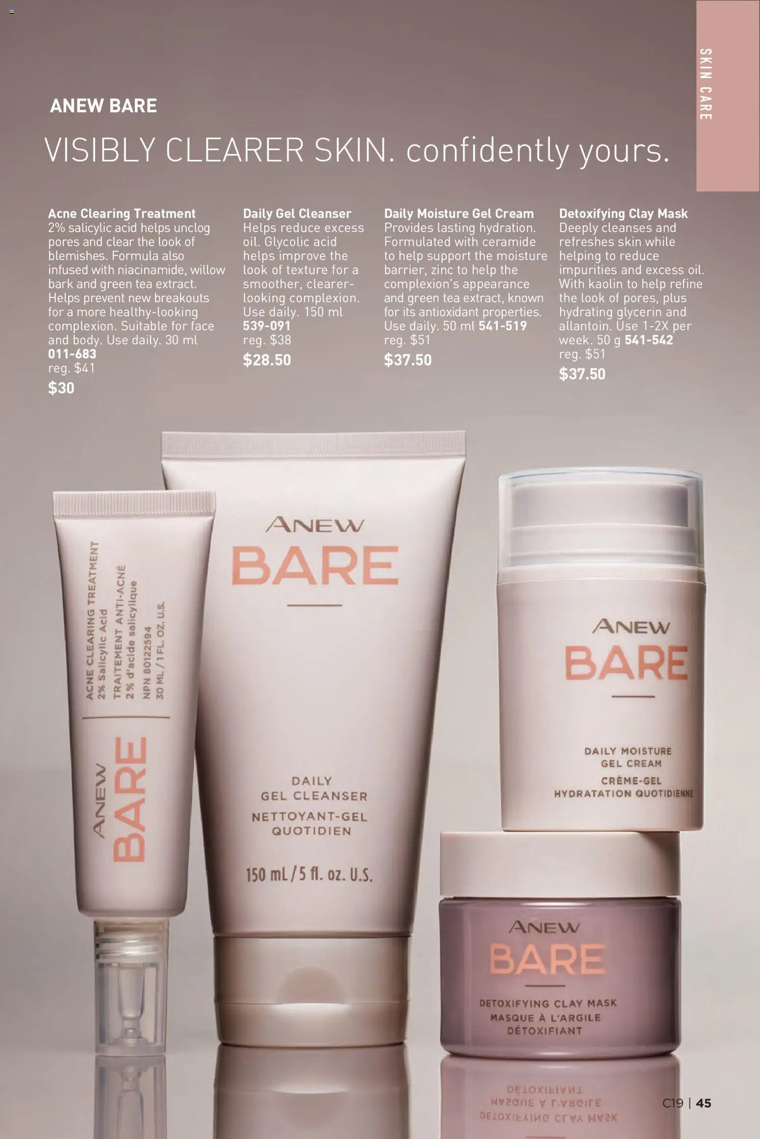 Avon flyer valid from Sep 9, 2026 | Page: 45 | Products: Tea, Cream, Green tea, Mask