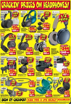 Preview of JB Hi-Fi Smash your tax time - valid from 18/06/2026 | Page: 33 | Products: Denim, Water, Clip, Headphones