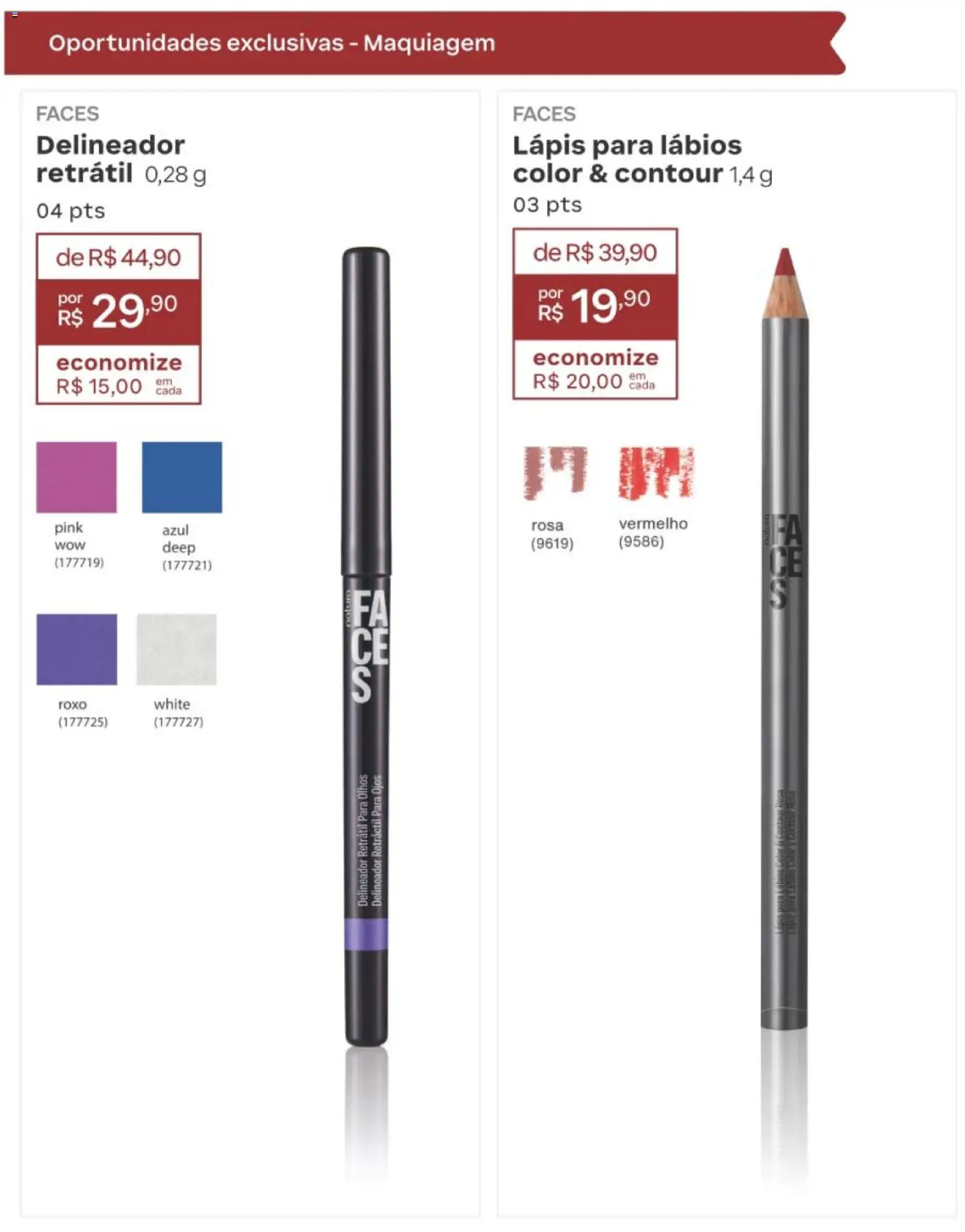 Natura Folheto - válido de 10/08/2026 | Página: 247 | Produtos: Maquiagem, Delineador, Lápis