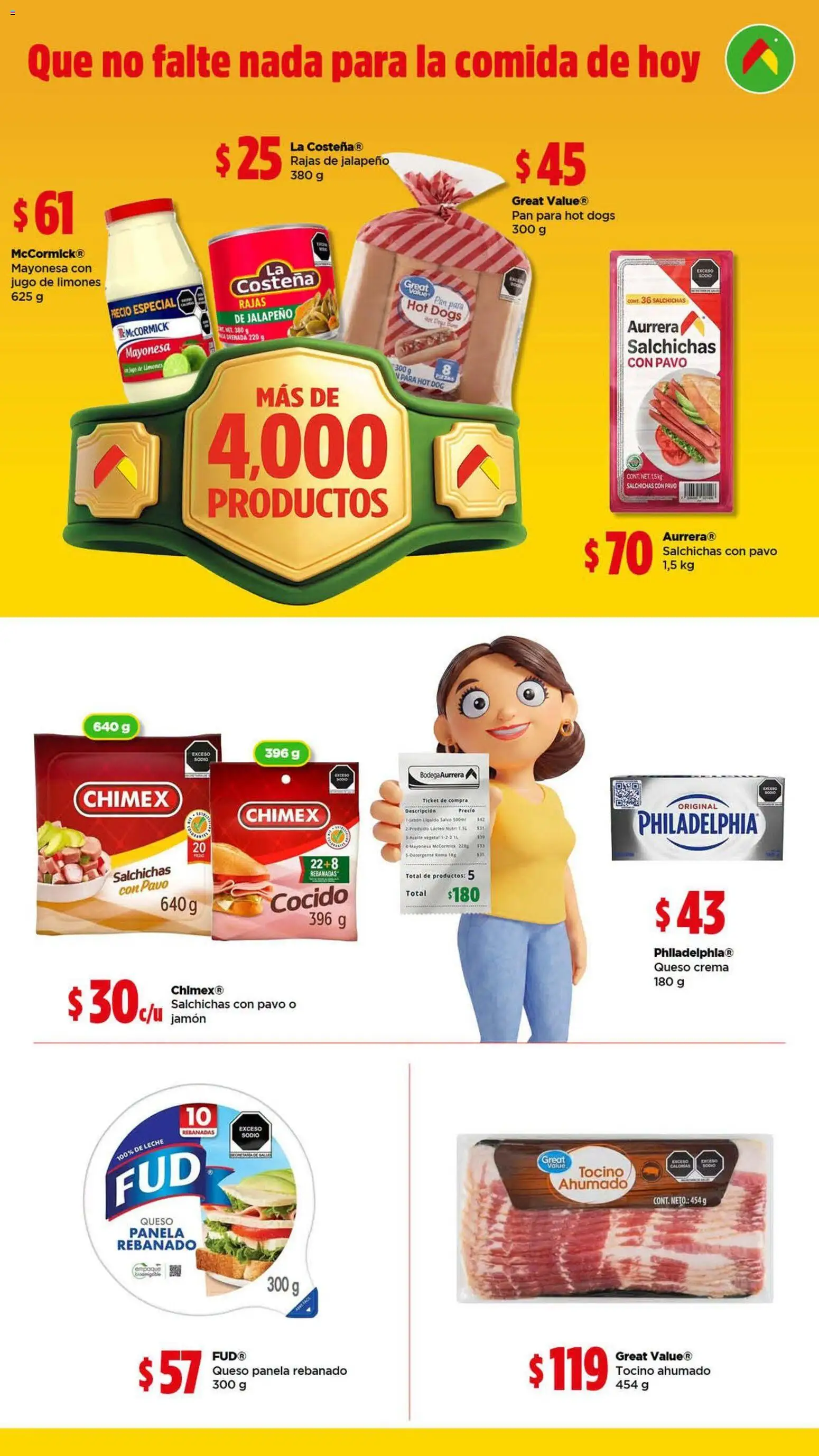 Nuevas ofertas de Bodega Aurrerá válidas en toda la República Mexicana desde el 20/08/2026. ¡Encuentra las mejores ofertas en Bodega Aurrerá folleto! | Página: 5 | Productos: Aceite vegetal, Leche, Jugo, Pavo
