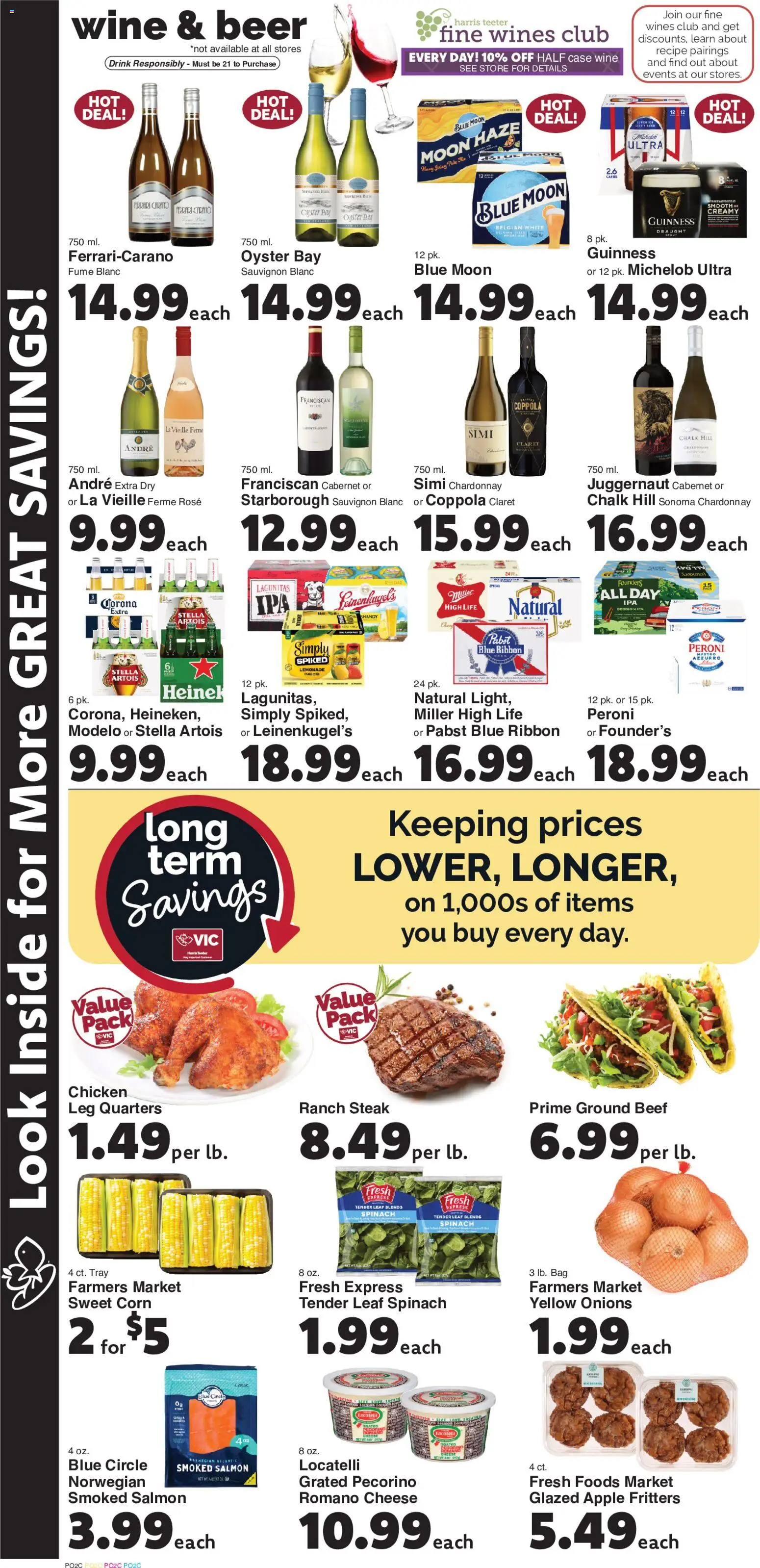 Harris Teeter Weekly Ad - SC - valid from 27.05.2026 | Page: 9 | Products: Cheese, Beer, Beef, Case