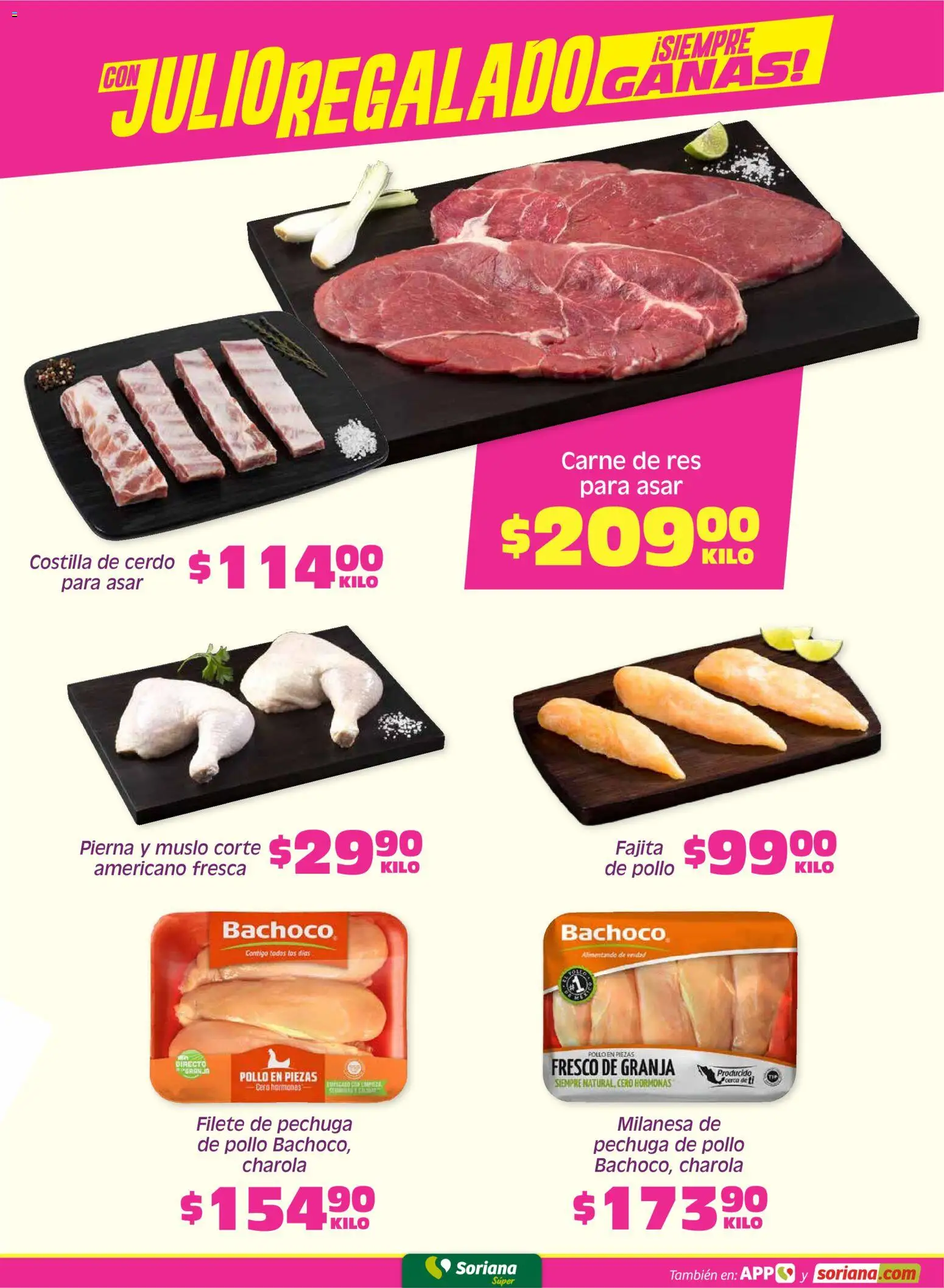 Nuevas ofertas de Soriana válidas en toda la República Mexicana desde el 22.05.2026. ¡Encuentra las mejores ofertas en Soriana Fin de Semana Súper: BCS, Son y Sin! | Página: 3