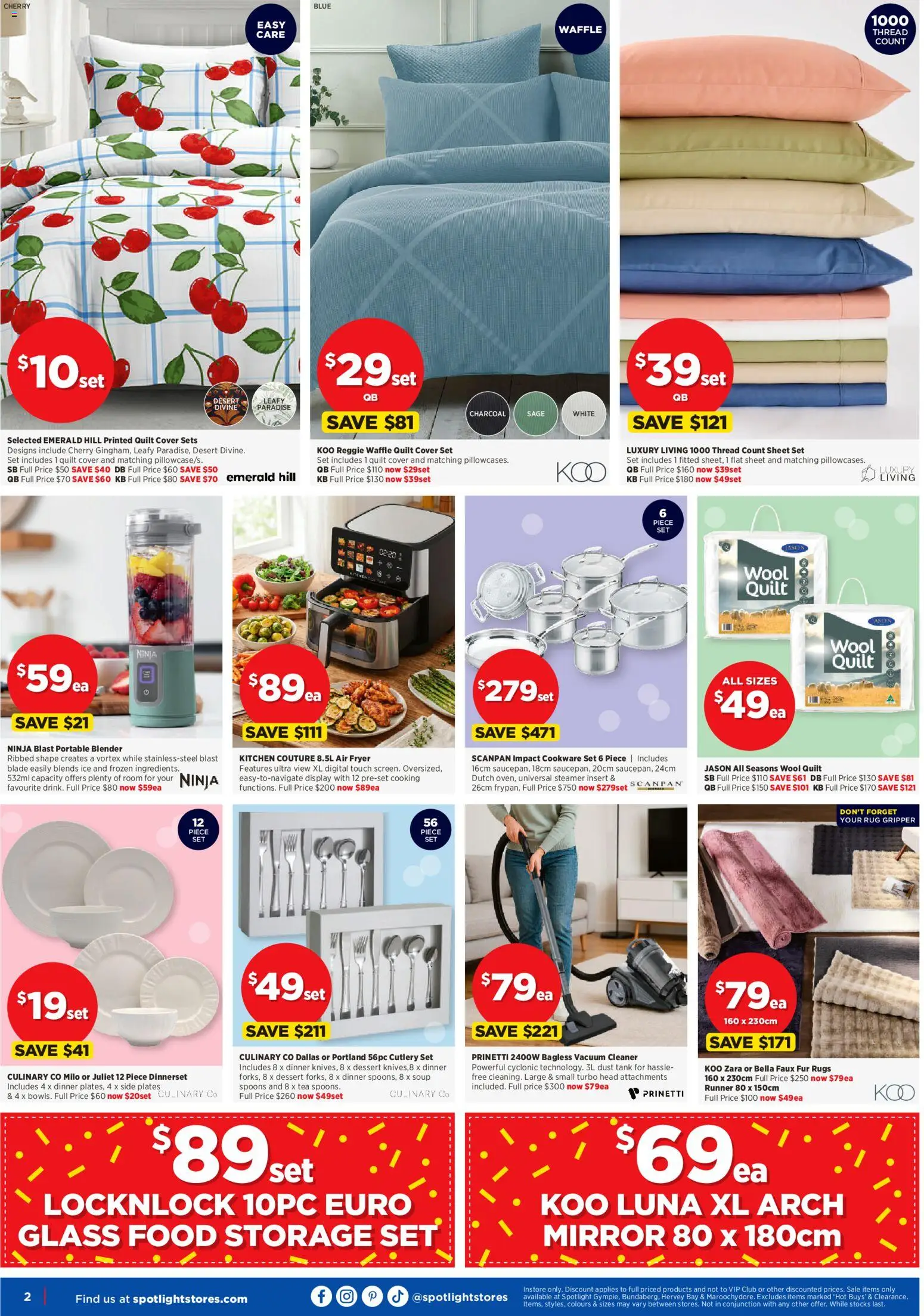 Spotlight catalogue - valid from 24/06/2026 | Page: 2 | Products: Food storage, Rugs, Digital, Portable