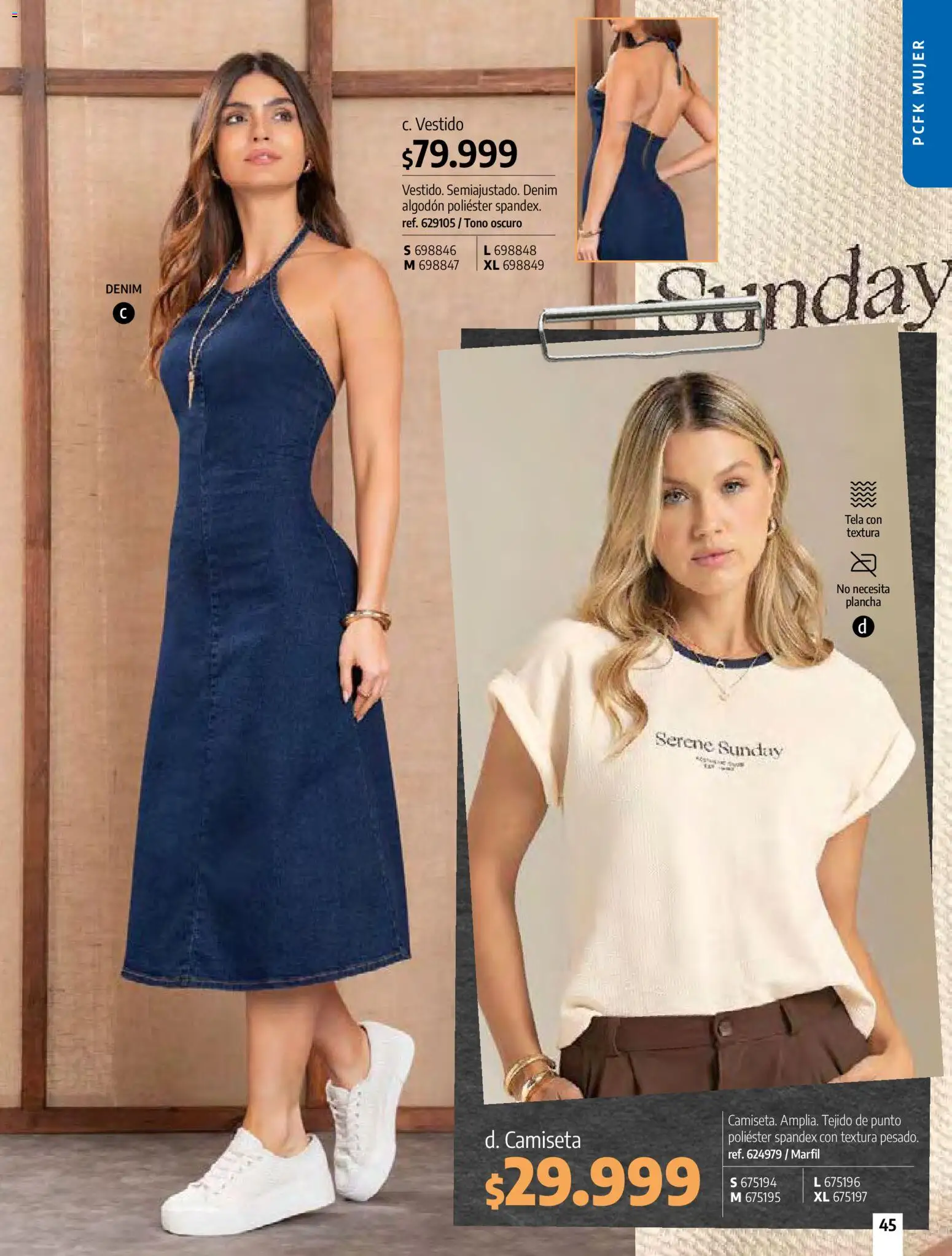 Pacifika revista - valida desde el 01.03.2026 | Página: 47 | Productos: Plancha, Algodón, Camiseta, Vestido