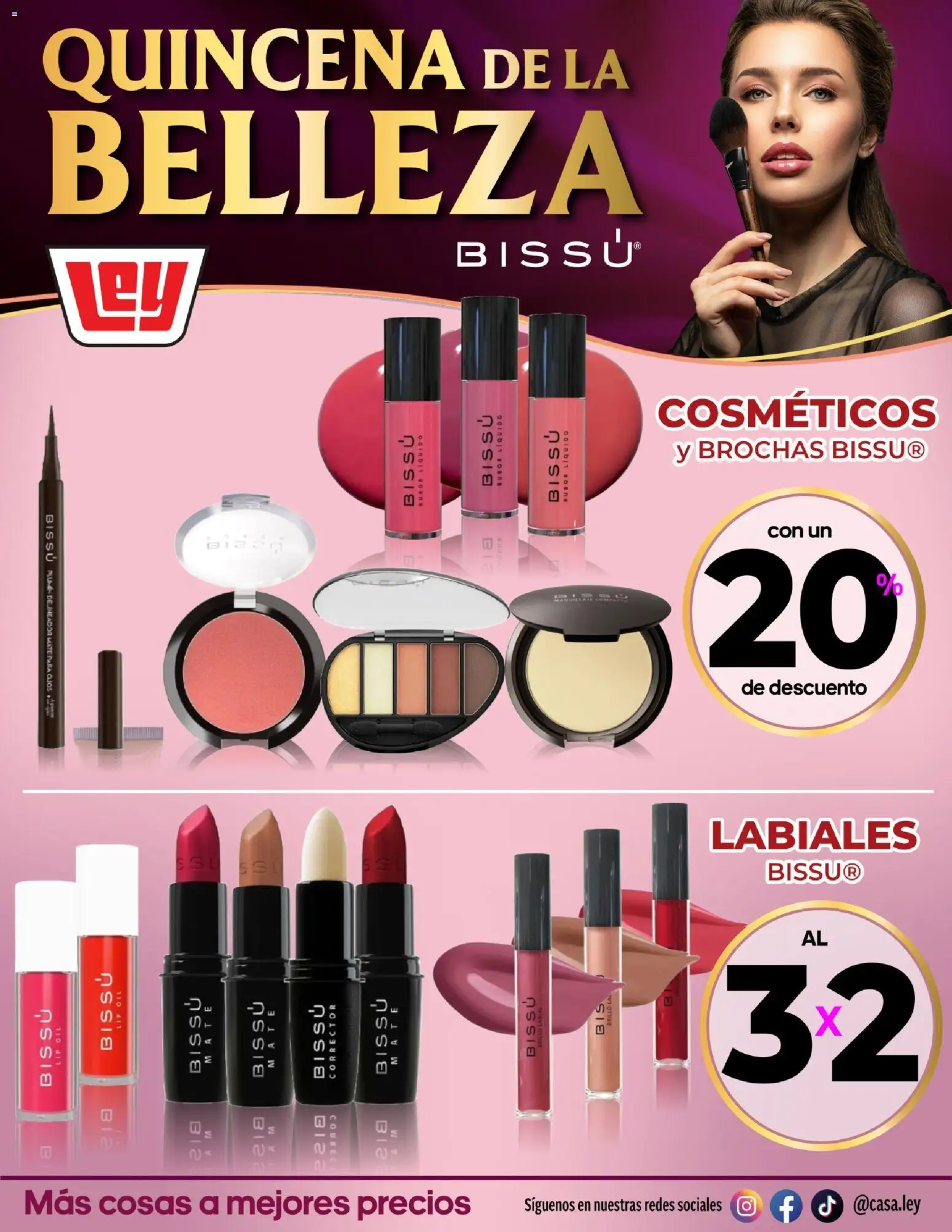 Nuevas ofertas de Casa Ley válidas en toda la República Mexicana desde el 15/07/2026. ¡Encuentra las mejores ofertas en Casa Ley folleto Quincena de la Belleza! | Página: 7