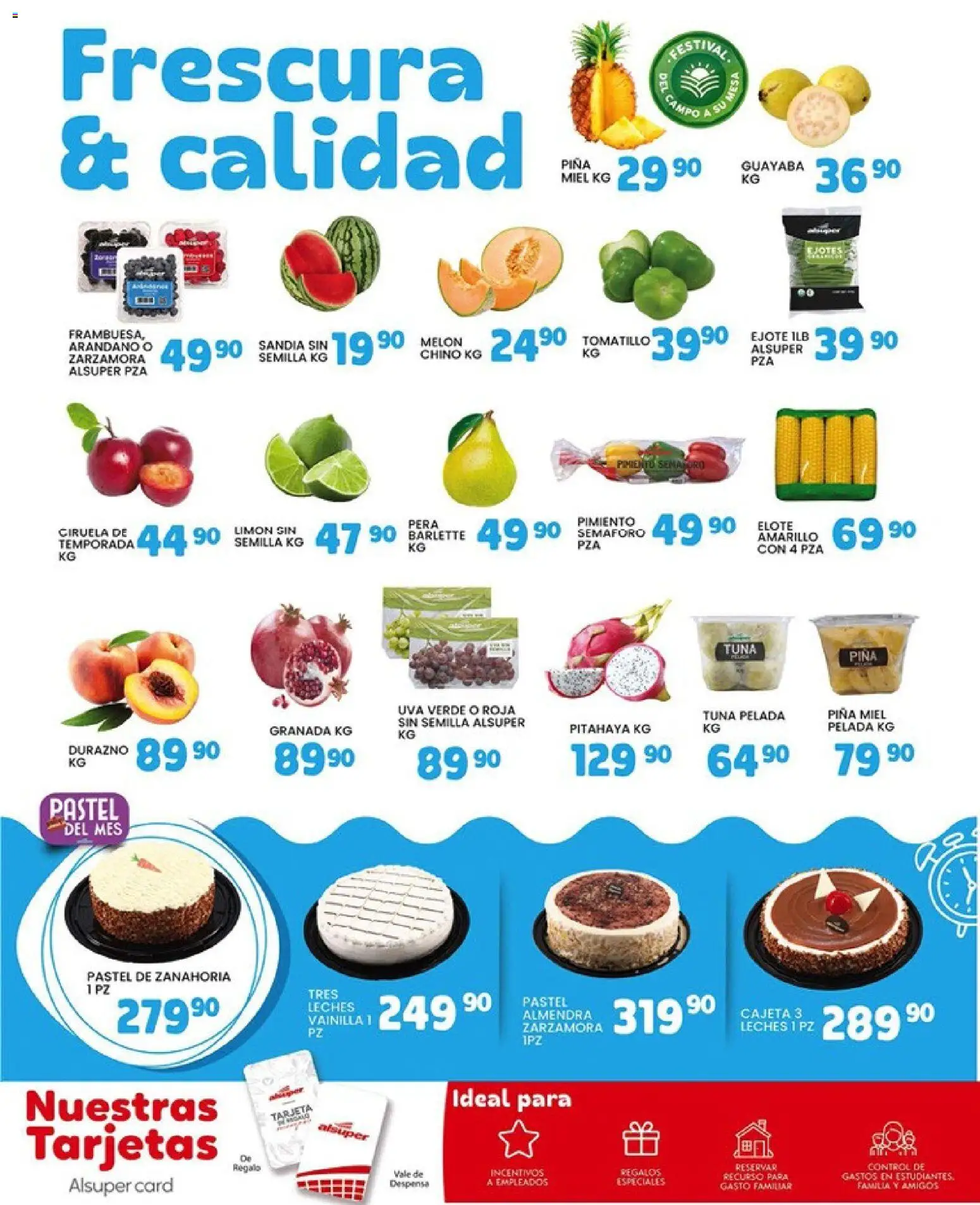 Nuevas ofertas de Alsuper válidas en toda la República Mexicana desde el 01/09/2026. ¡Encuentra las mejores ofertas en Alsuper folleto! | Página: 6 | Productos: Limón, Pastel, Miel, Despensa