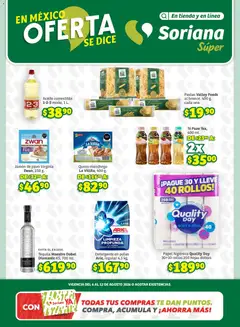 Vista previa de Soriana Oferta se dice Soriana Súper Nacional, nuevo folleto de la tienda, válido en México a partir del 06/08/2026