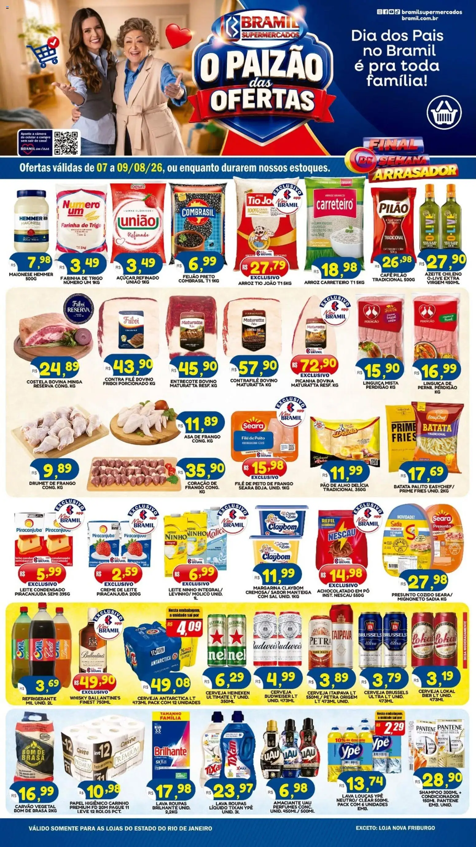 Bramil Supermercados Folheto - válido de 07/08/2026 | Página: 1