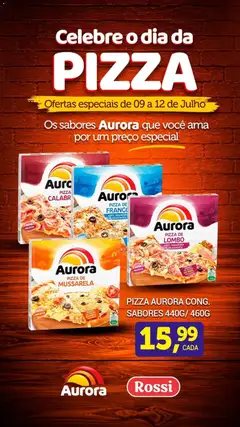 Rossi Supermercados ofertas Pizza - Pré-Visualização do folheto da loja Rossi Supermercados, válido de 09/07/2026