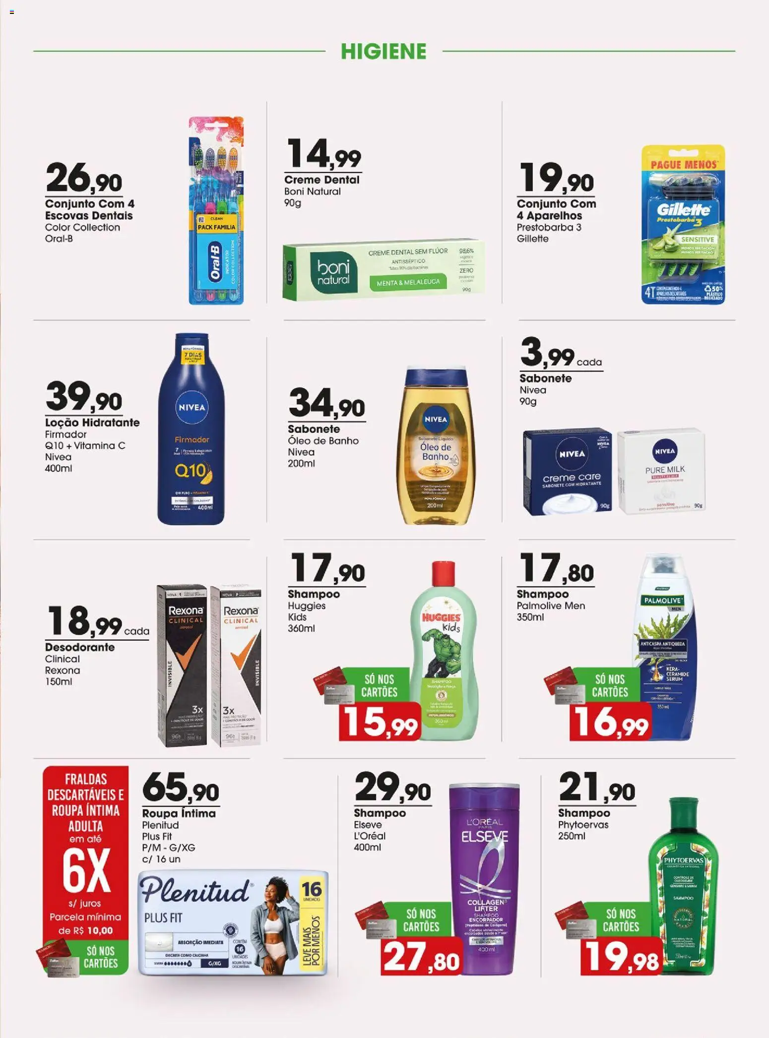 Zaffari Folheto - válido de 30/06/2026 | Página: 15 | Produtos: Sérum, Sabonete, Fraldas, Creme dental