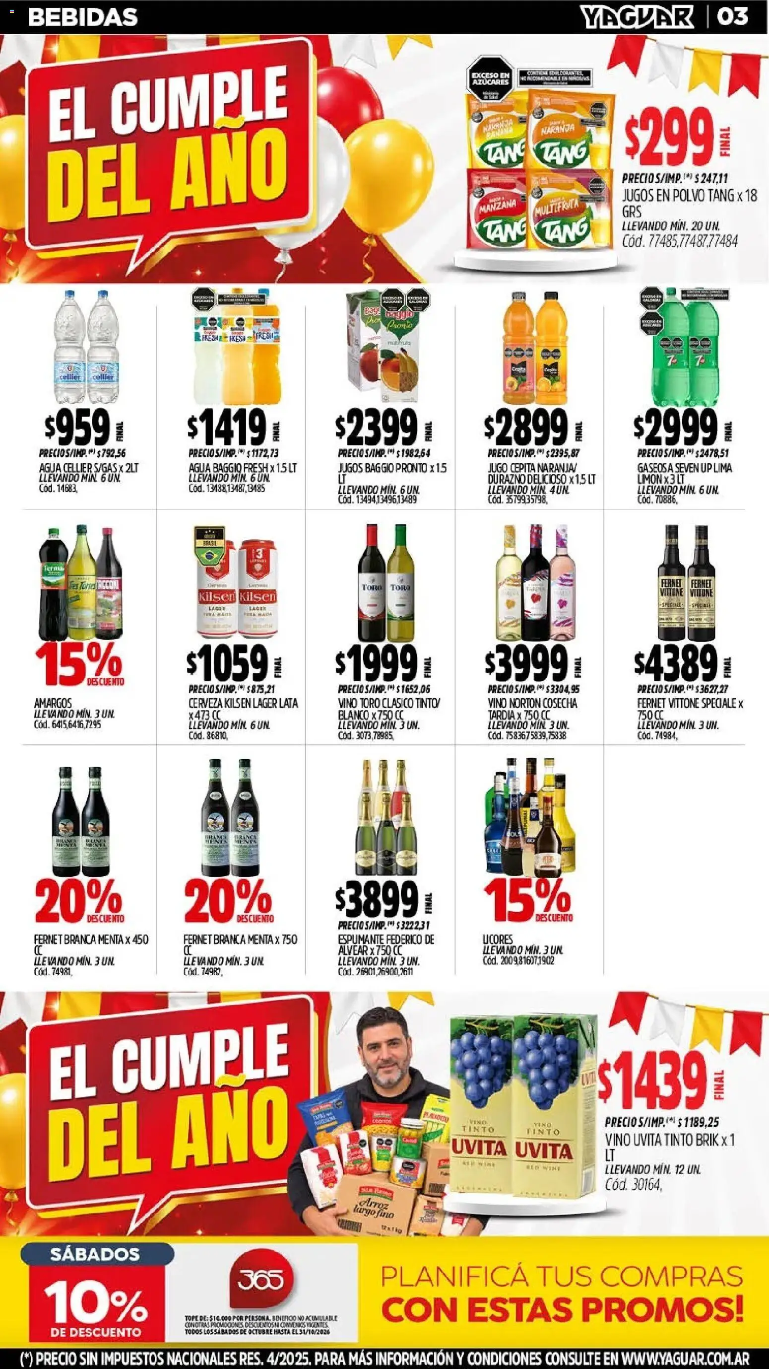 Yaguar - Oferta Semanal Misiones │ válido desde el 19/10/2026 | Página: 4