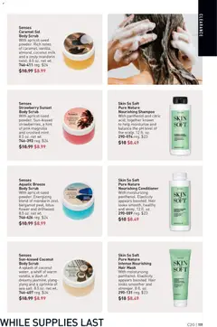 Preview of Avon weekly ads valid from 09/23/2026 | Page: 111 | Products: Conditioner, Milk, Mask, Coconut