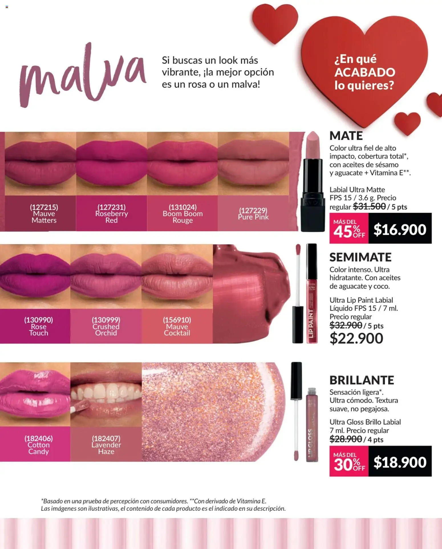 Catálogo AVON Campaña 12 │ válido desde el 04/08/2026 | Página: 2 | Productos: Mate, Brillo