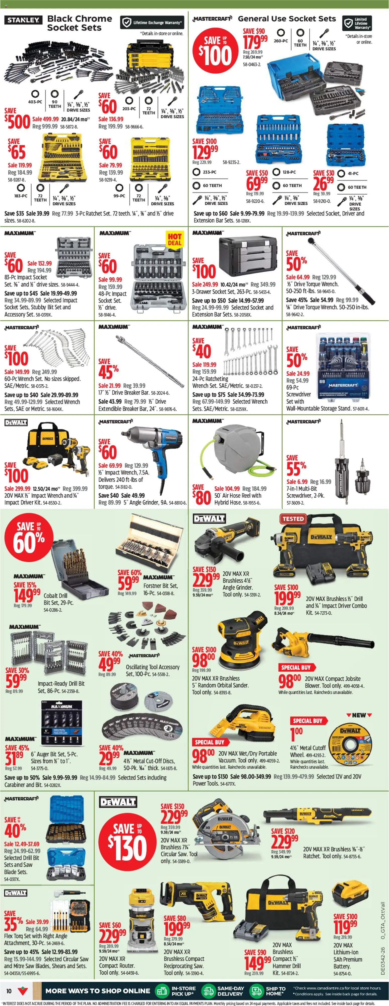 Canadian Tire flyer valid from Oct 15, 2026 | Page: 12