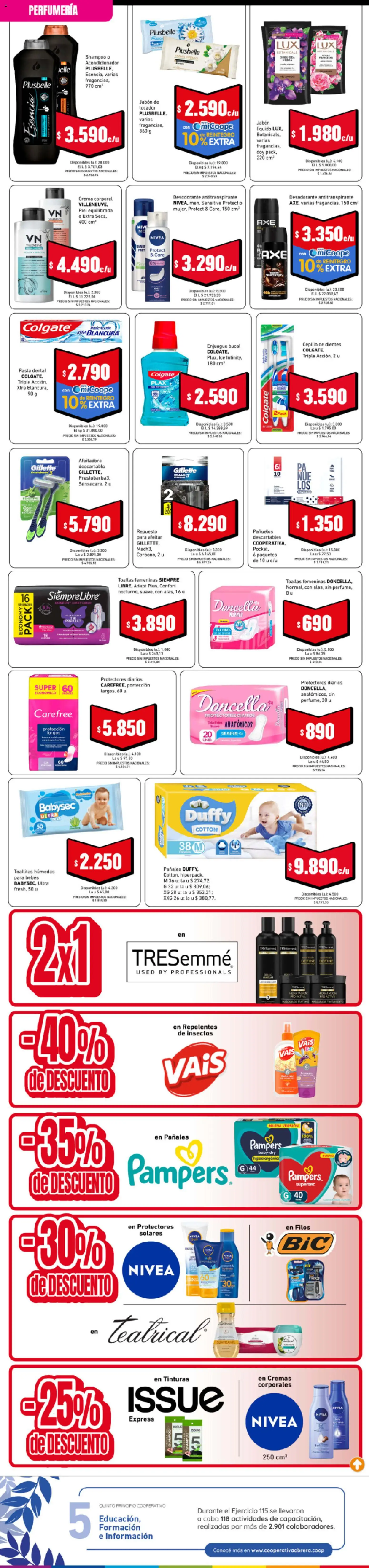 Cooperativa Obrera - Folleto │ válido desde el 24/09/2026 | Página: 6 | Productos: Toallitas húmedas, Desodorante, Pasta, Crema