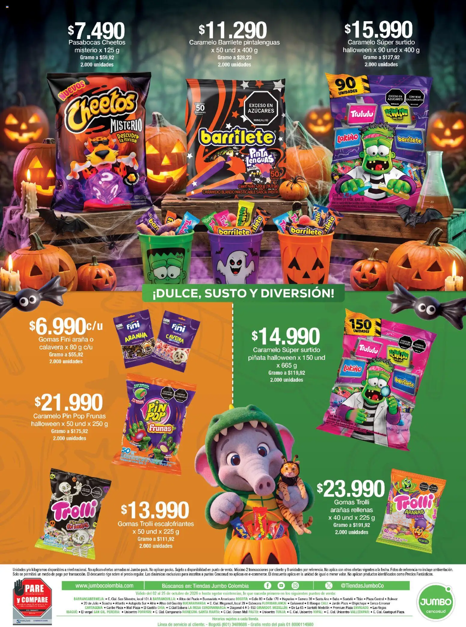 Jumbo revista - valida desde el 02/10/2026 | Página: 2 | Productos: Gomas, Sobre, Filete, Mesa
