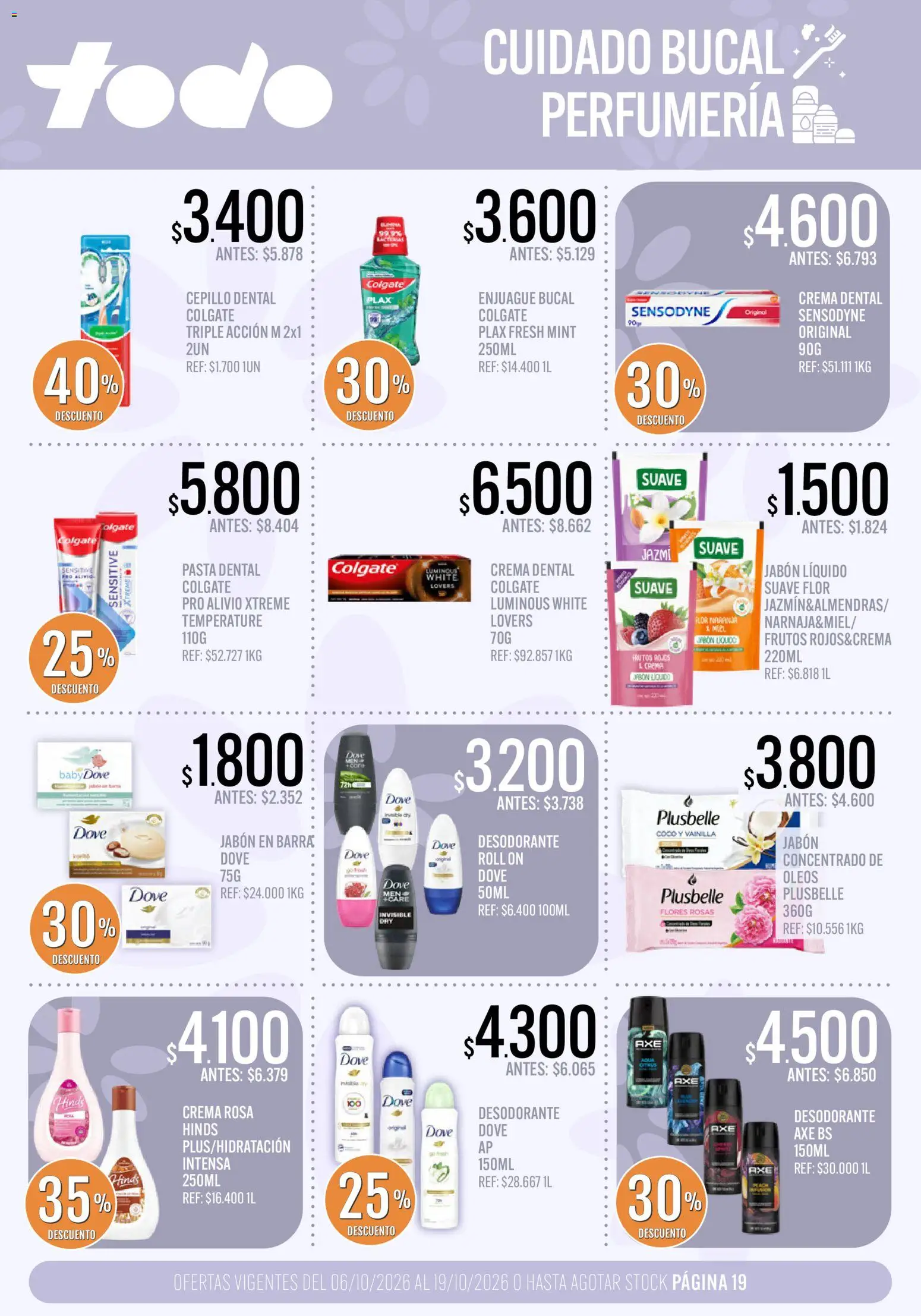 Supermercados TODO catálogo │ válido desde el 06/10/2026 | Página: 19