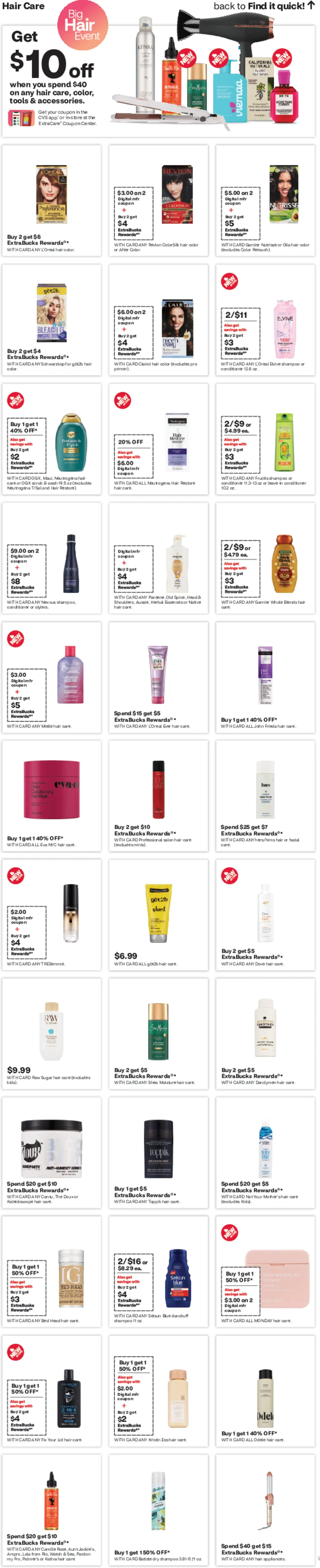 CVS Pharmacy Weekly Ad - CO - valid from 17.05.2026 | Page: 13 | Products: Bed, Hair color, Mask, Watch