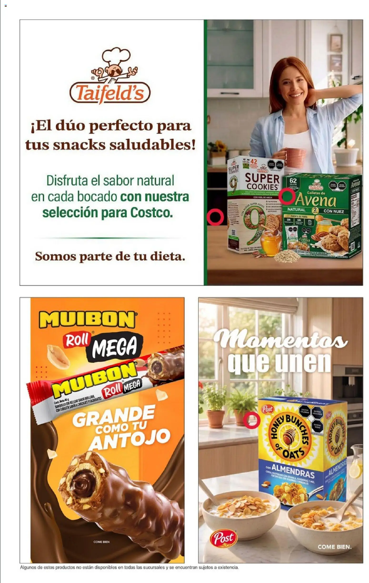 Nuevas ofertas de Costco válidas en toda la República Mexicana desde el 01/08/2026. ¡Encuentra las mejores ofertas en Costco catálogo Agosto! | Página: 92 | Productos: Almendras, Avena, Nuez, Miel