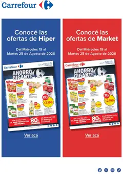 Vista previa Carrefour ofertas válido desde el 19/08/2026