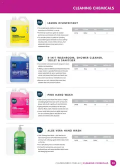 Preview of Clark Rubber Catalogue  - valid from 05.05.2025 | Page: 33 | Products: Toilet, Light, Cleaner, Scale