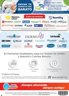 Vista previa de Farmacia Guadalajara catálogo, nuevo folleto de la tienda, válido en México a partir del 15.06.2026 | Página: 16 | Productos: Banco, Sobre