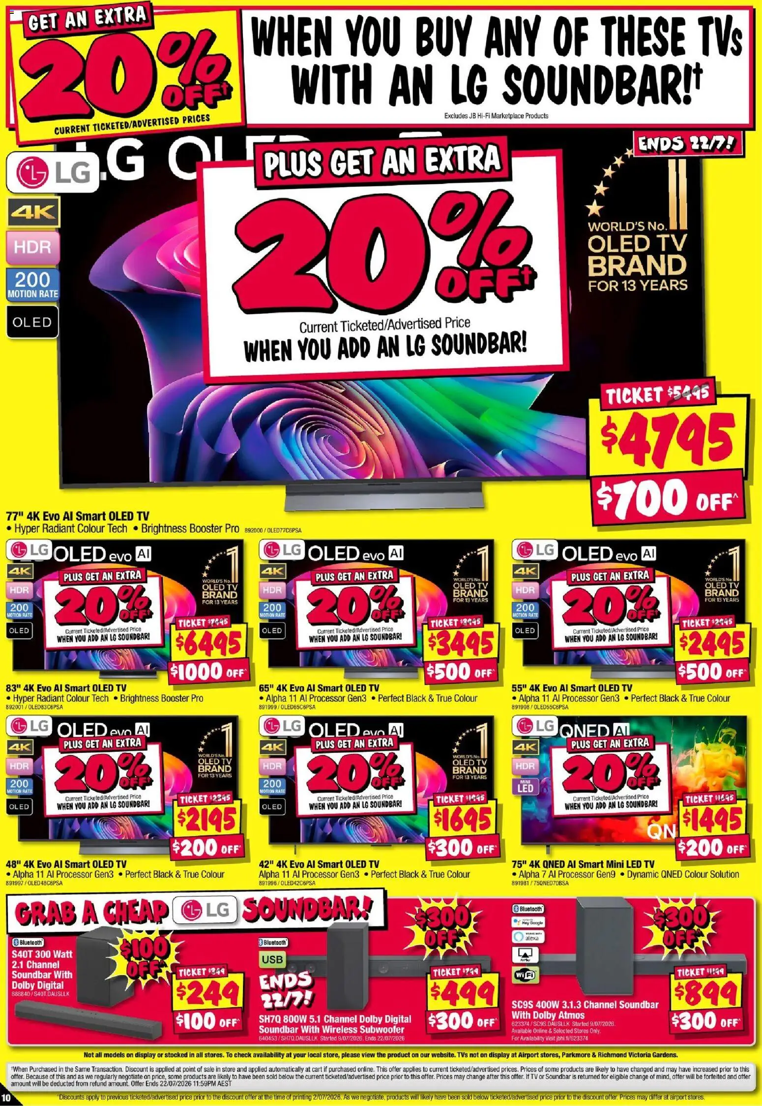 JB Hi-Fi catalogue - valid from 16/07/2026 | Page: 10 | Products: Cart, Digital, Tv