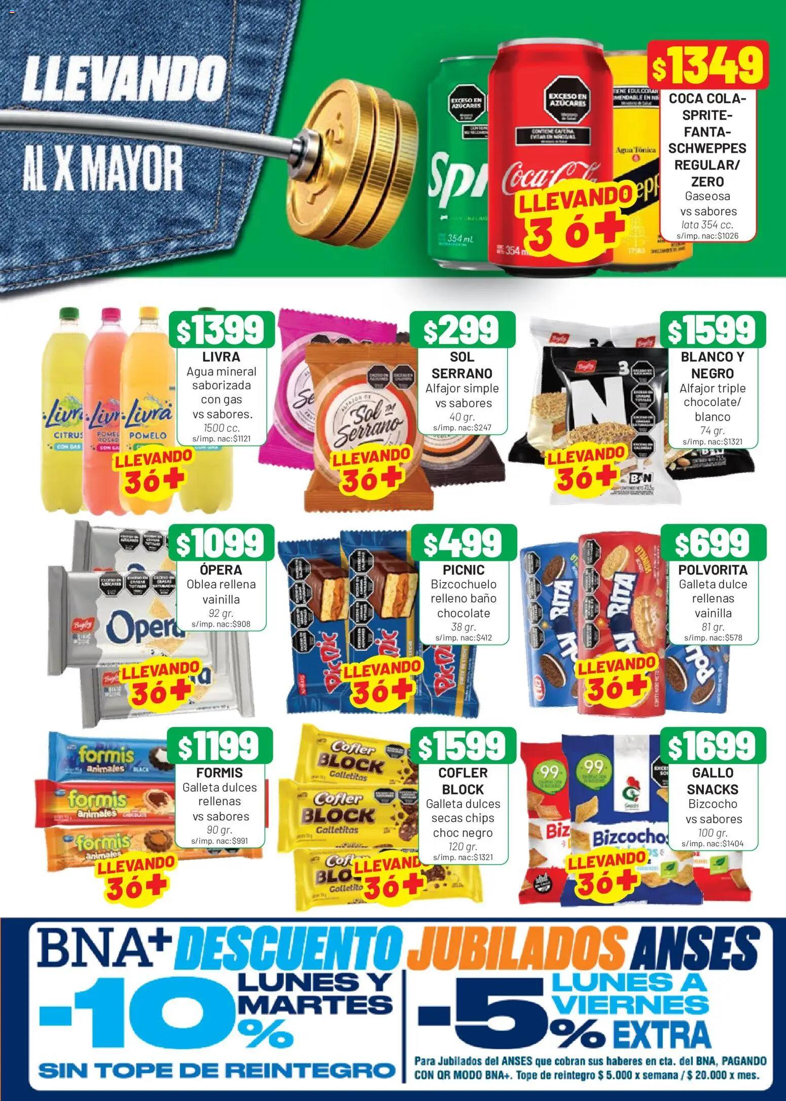 Almacor catálogo │ válido desde el 10/09/2026 | Página: 5 | Productos: Fanta, Gaseosa, Dulces, Agua tónica