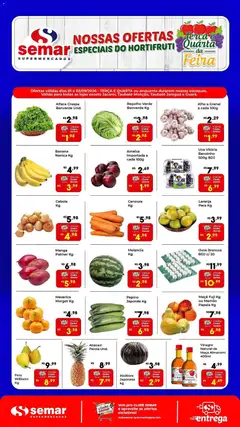 Semar Supermercado ofertas Terça e Quarta da Feira - Pré-Visualização do folheto da loja Semar Supermercado, válido de 01/09/2026